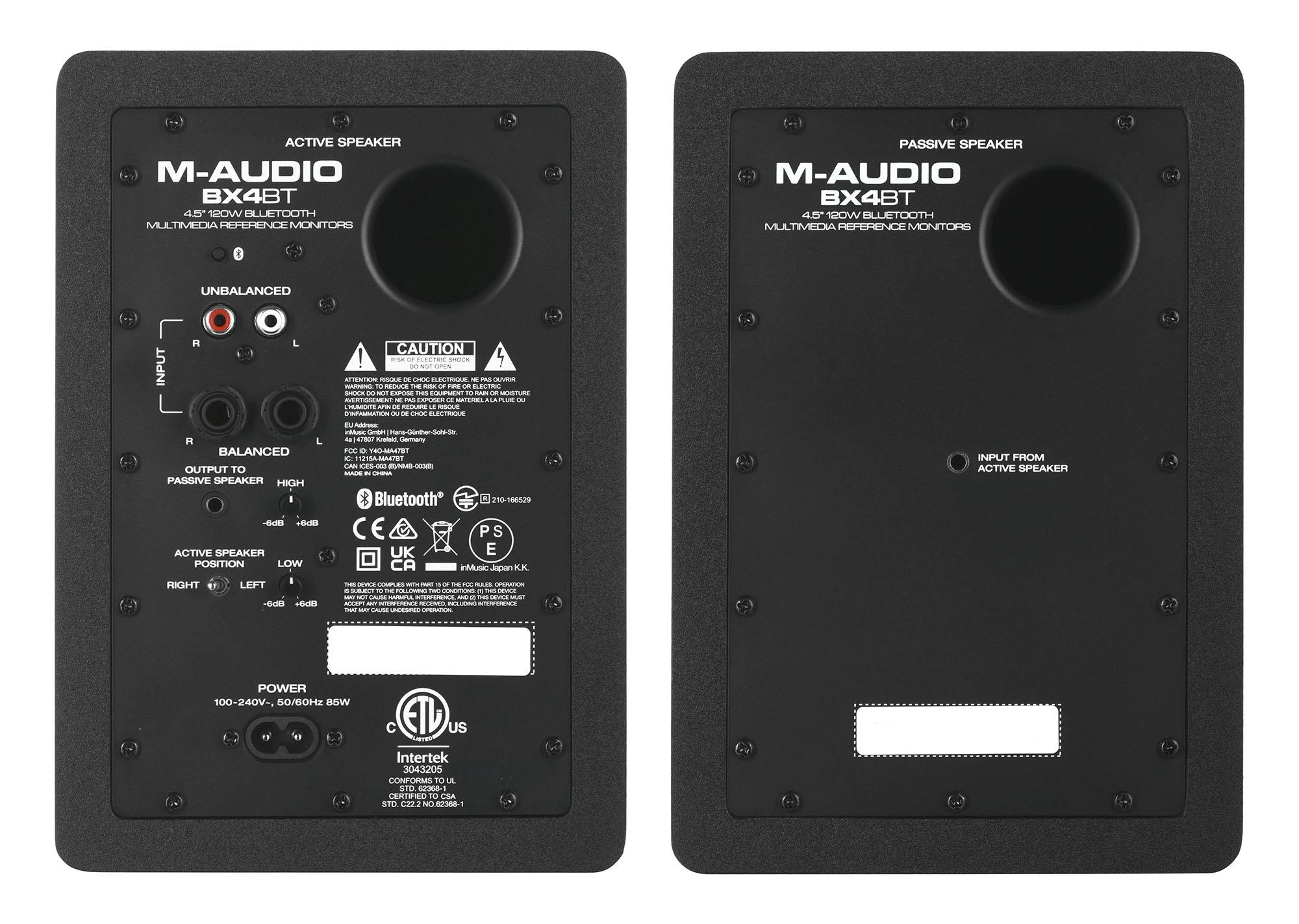 Garso kolonėlė   M-AUDIO BX4 BT  ,  2 vnt. Juodos spalvos