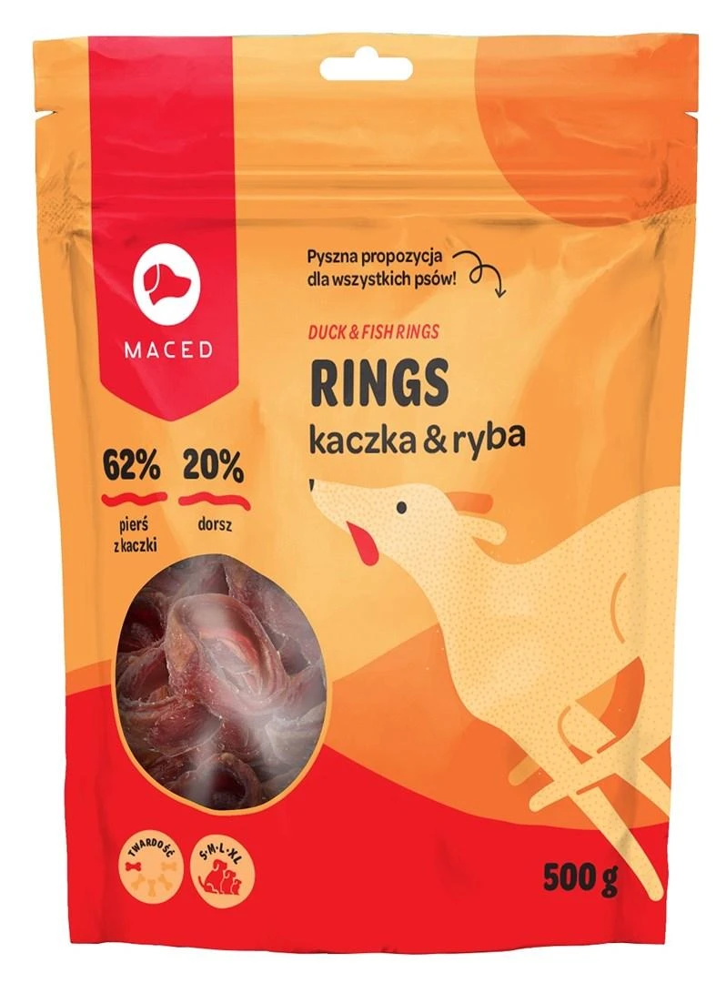 Maced žiedai su antiena i žuvis 500g