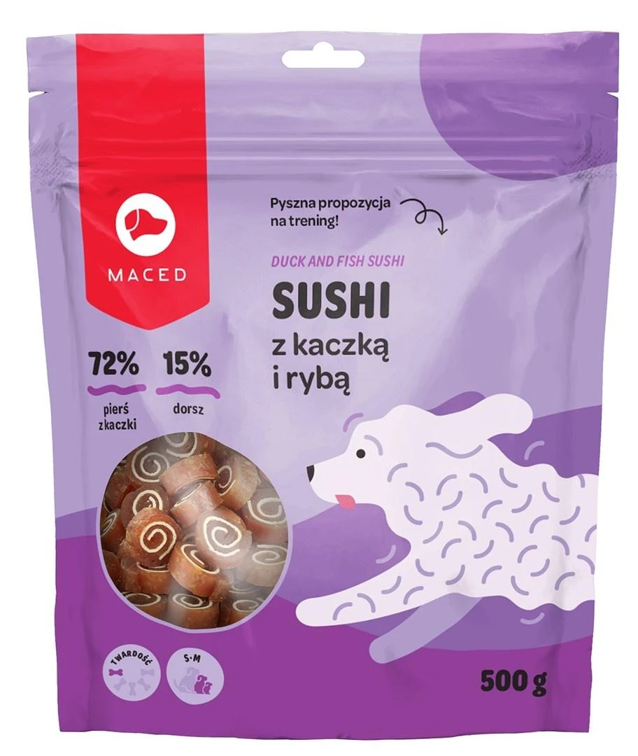 Šunų Skanėstai - MACED Antis ir Žuvis 500g