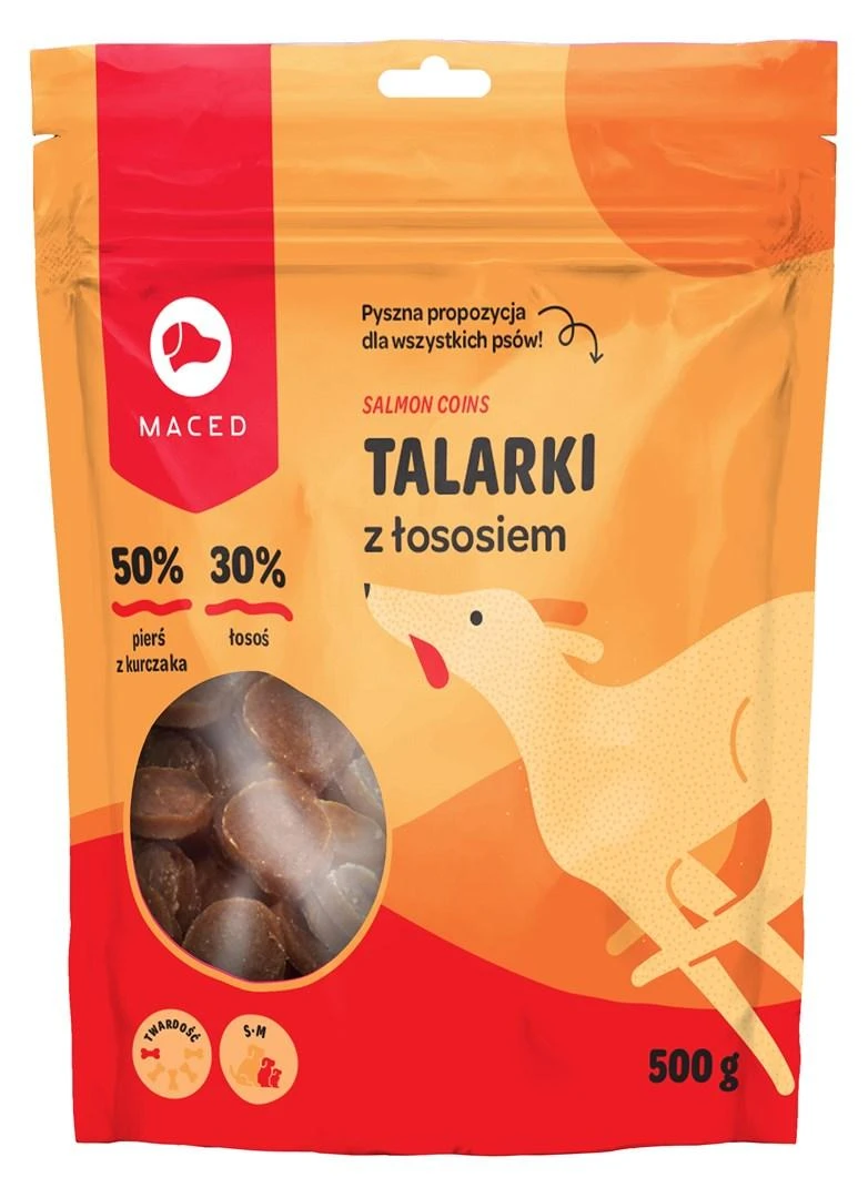 Šunų Skanėstai - MACED Lašišos Traškučiai 500g