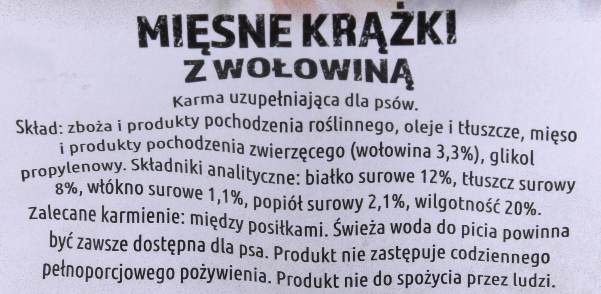 MACED Mėsos diskai su jautiena šuniui- 500g