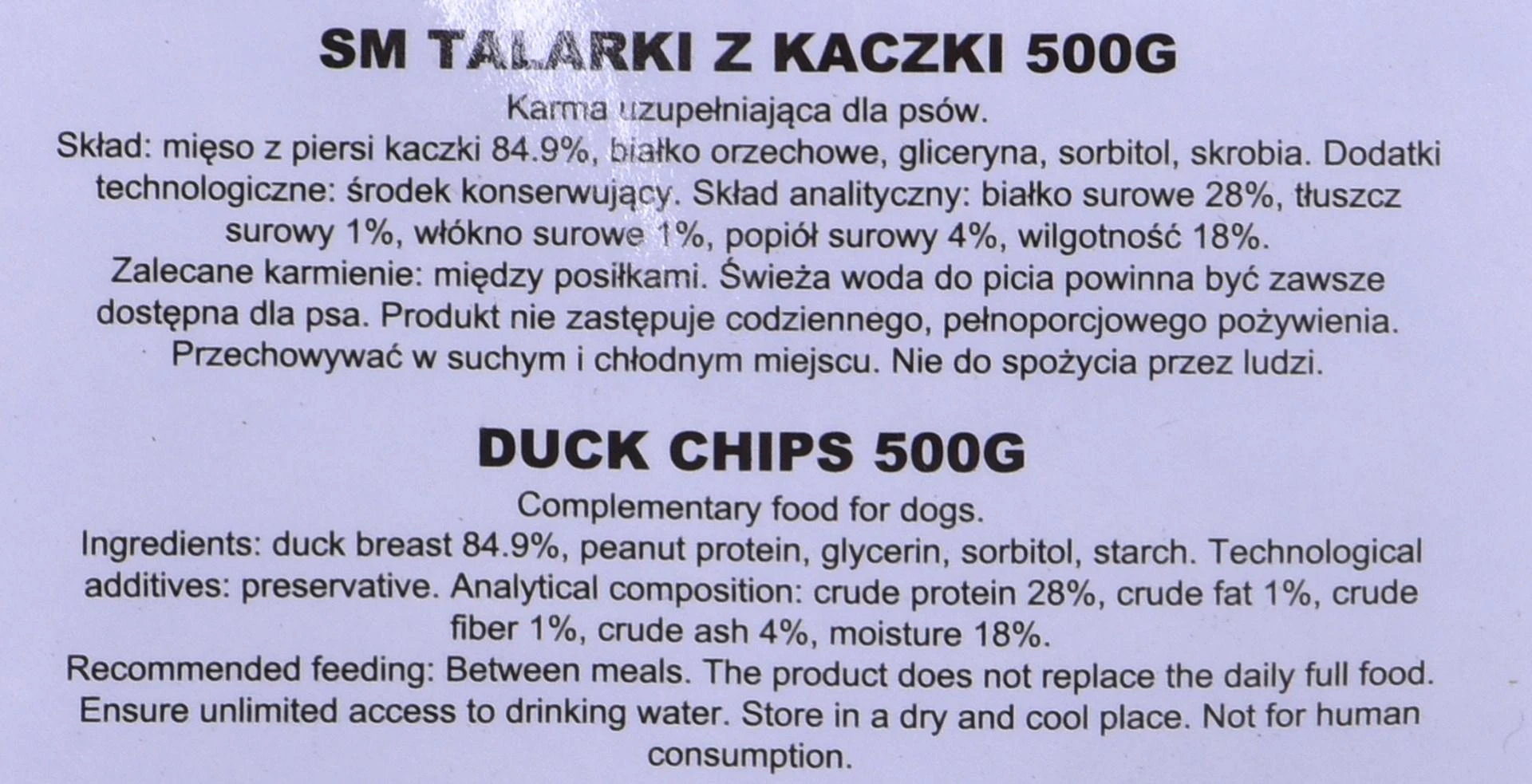 Šunų Skanėstai - MACED Anties Traškučiai 500g