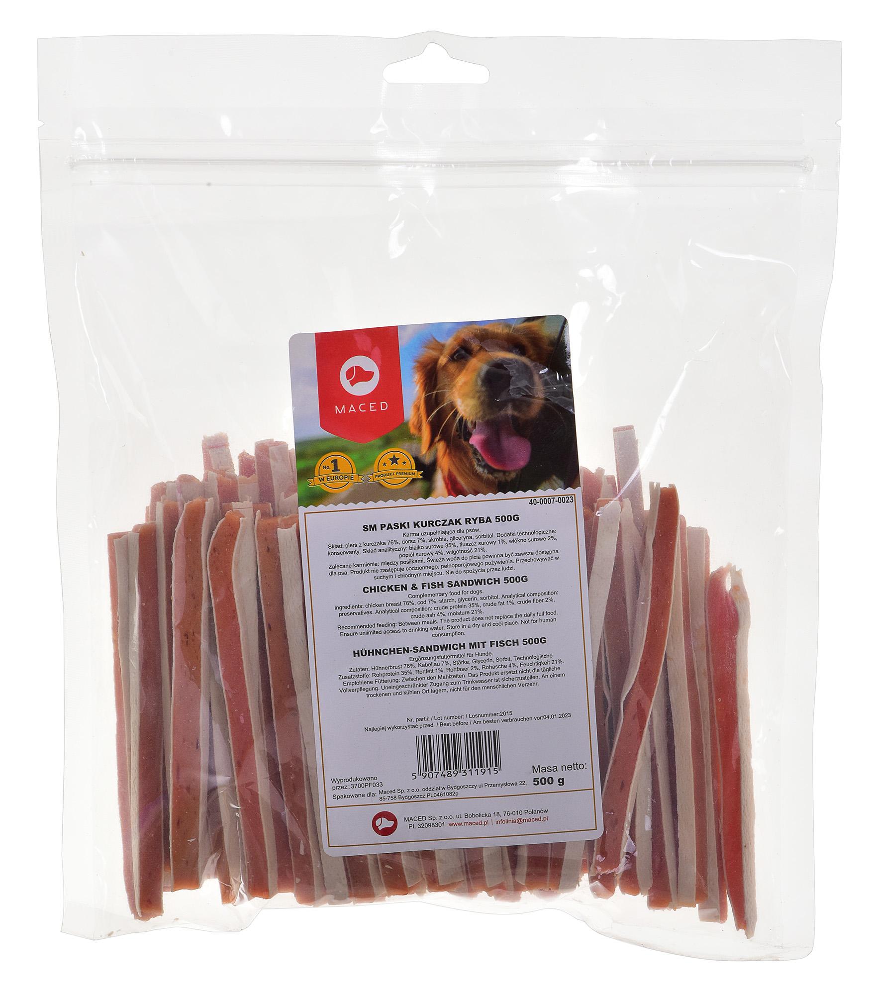Maced DRYŽOTOJI VIŠTA ŽUVYS, SKIRTA 500g