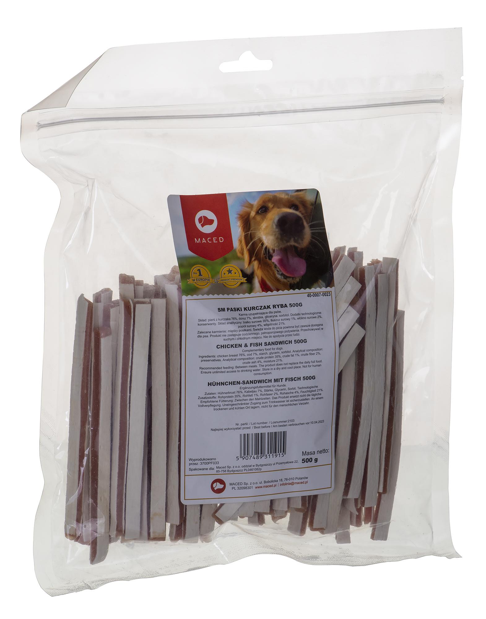 Maced DRYŽOTOJI VIŠTA ŽUVYS, SKIRTA 500g