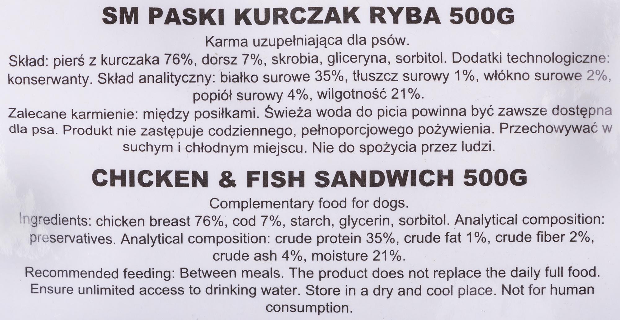Maced DRYŽOTOJI VIŠTA ŽUVYS, SKIRTA 500g