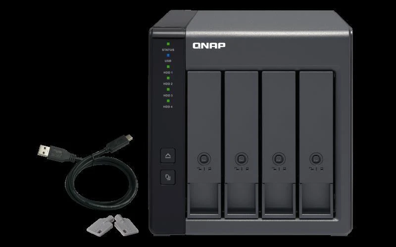 QNAP TR-004 diskų masyvas Juoda