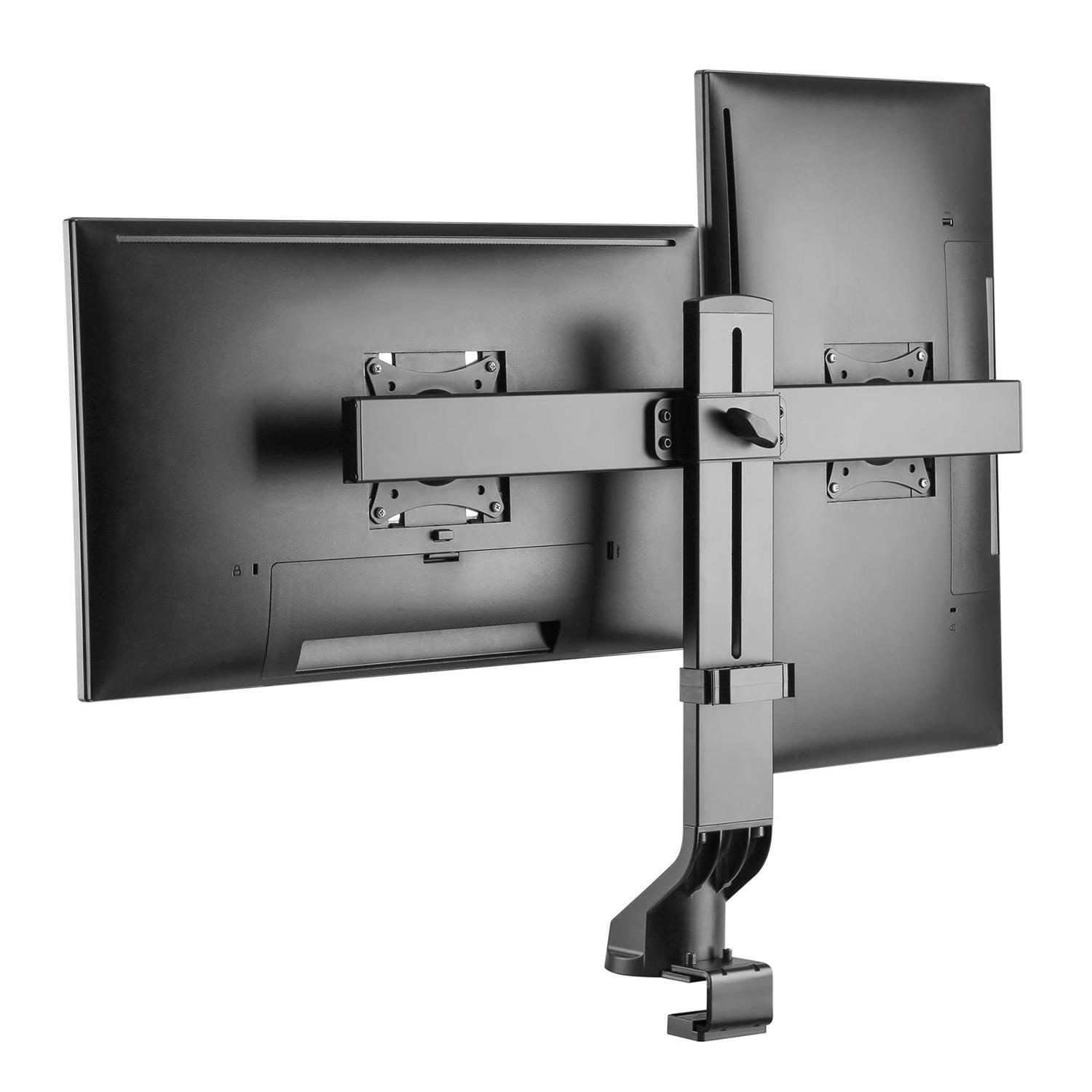 Laikiklis MACLEAN DESK MOUNT HANGER FOR 2 MONITORS MC-854