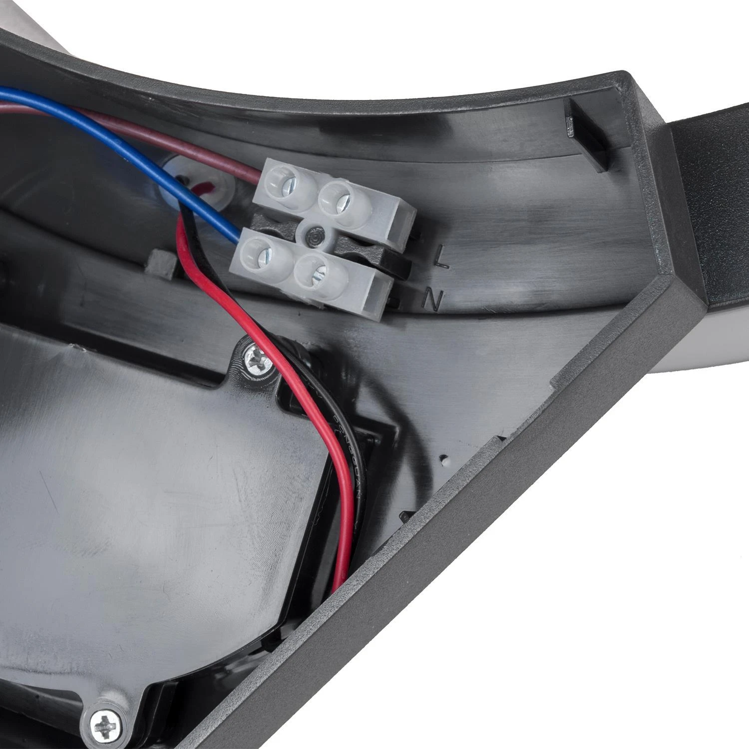 Lubinis šviestuvas MACLEAN MCE290GR LED lempa su infraraudonųjų spindulių judesio jutikliu 800lm 10W IP54 pilka