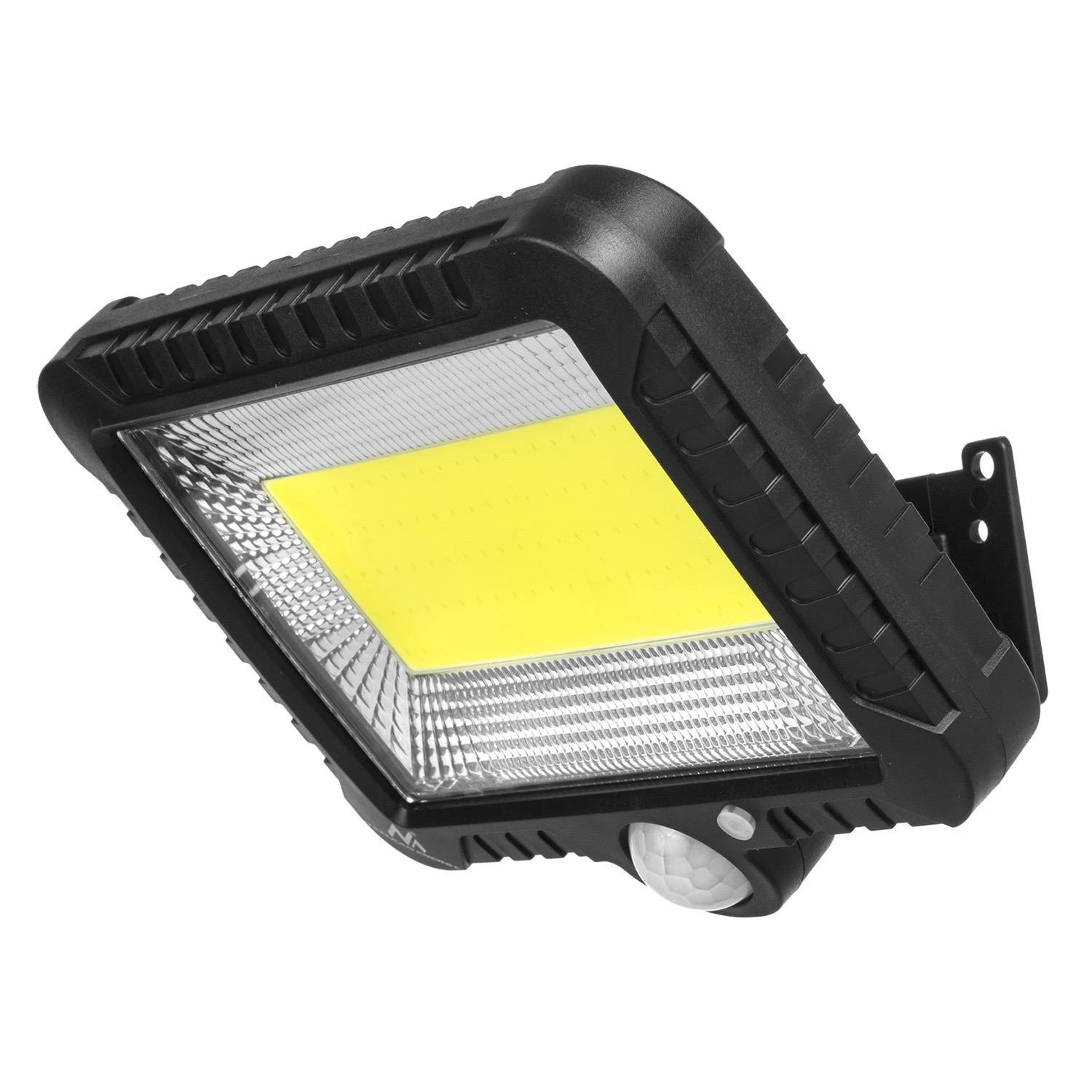 Saulės šviesos diodų prožektorius su judesio detektoriumi Maclean MCE438, IP44, 5W, 400lm, 6000K, ličio akumuliatorius 1300 mAh, 5,5 V DC