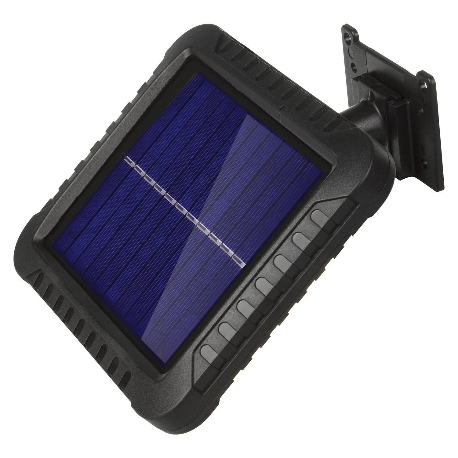 Saulės šviesos diodų prožektorius su judesio detektoriumi Maclean MCE438, IP44, 5W, 400lm, 6000K, ličio akumuliatorius 1300 mAh, 5,5 V DC
