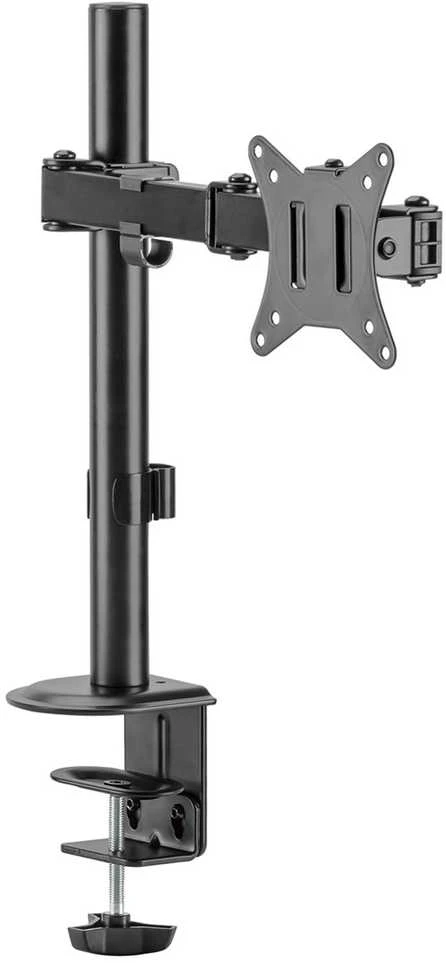 Maclean MC-753N LCD monitorius stalinis laikiklis 17-32" 9kg VESA 75x75 100x100 Vienos rankos ištiesiamas reguliuojamas