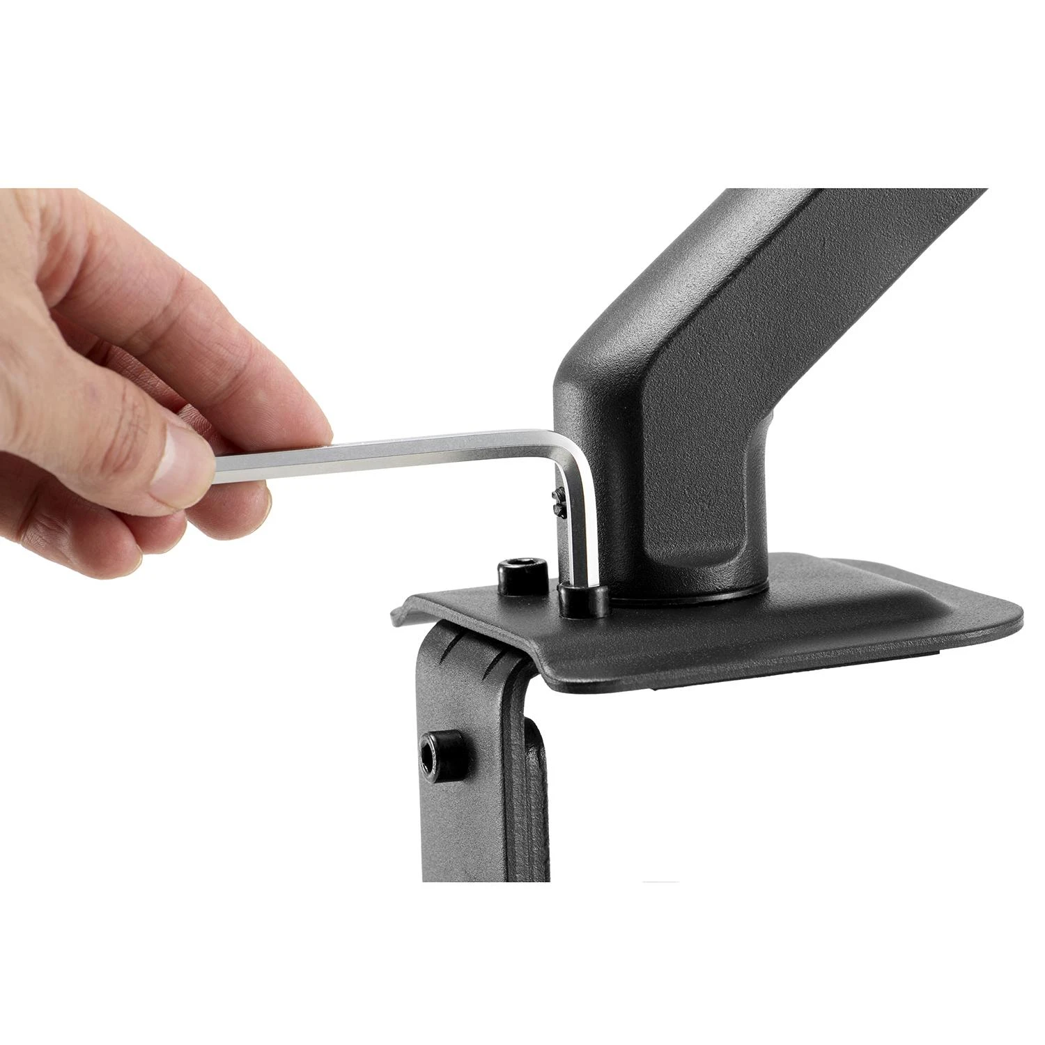 Maclean universalus monitoriaus stalo laikiklis, dujinė spyruoklė 17 "-35" 8kg, VESA 75x75,100x100, MC-906