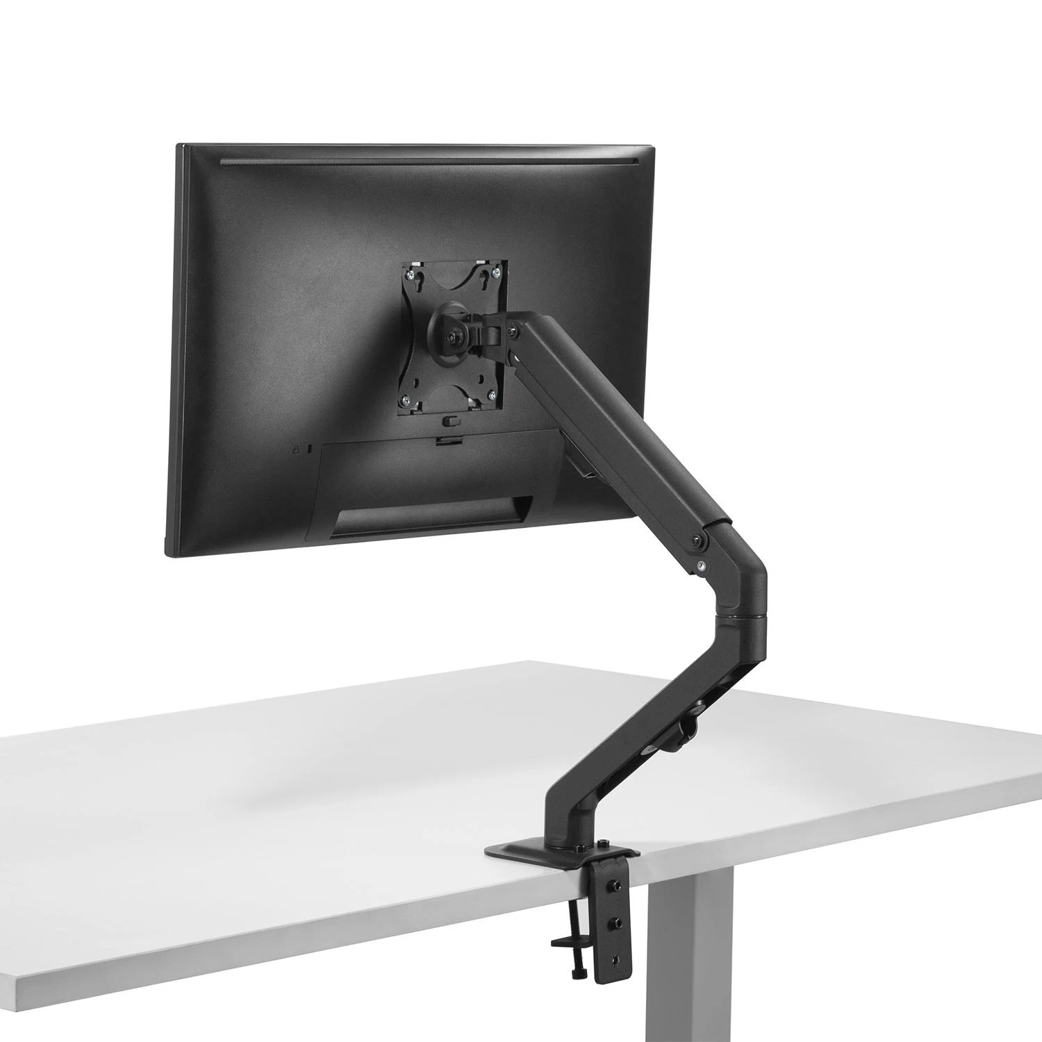 Maclean universalus monitoriaus stalo laikiklis, dujinė spyruoklė 17 "-35" 8kg, VESA 75x75,100x100, MC-906