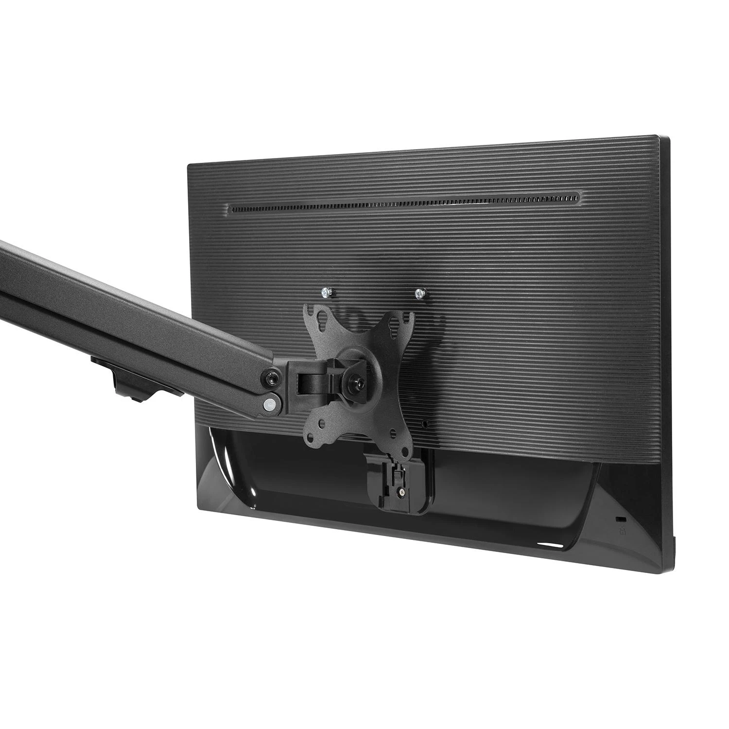 Maclean universalus monitoriaus stalo laikiklis, dujinė spyruoklė 17 "-35" 8kg, VESA 75x75,100x100, MC-906