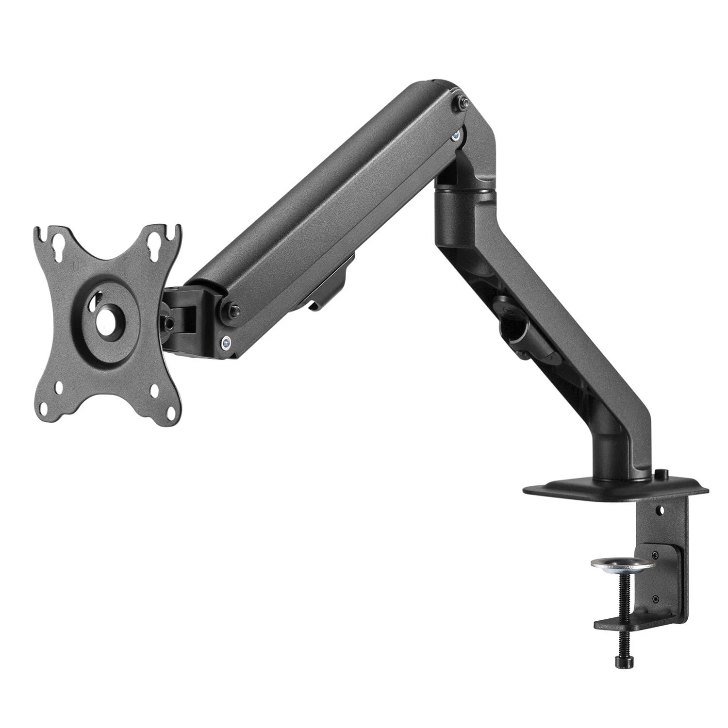 Maclean universalus monitoriaus stalo laikiklis, dujinė spyruoklė 17 "-35" 8kg, VESA 75x75,100x100, MC-906