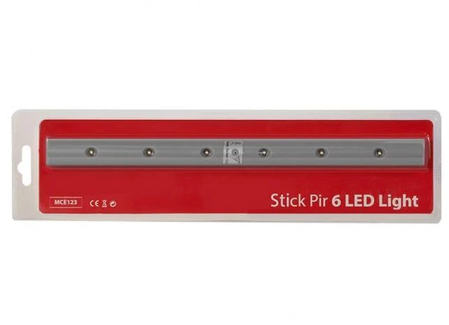 Sieninis šviestuvas MACLEAN MCE123 Maclean MCE123 virtuvės lempa su judesio jutikliu 6LED ilgio