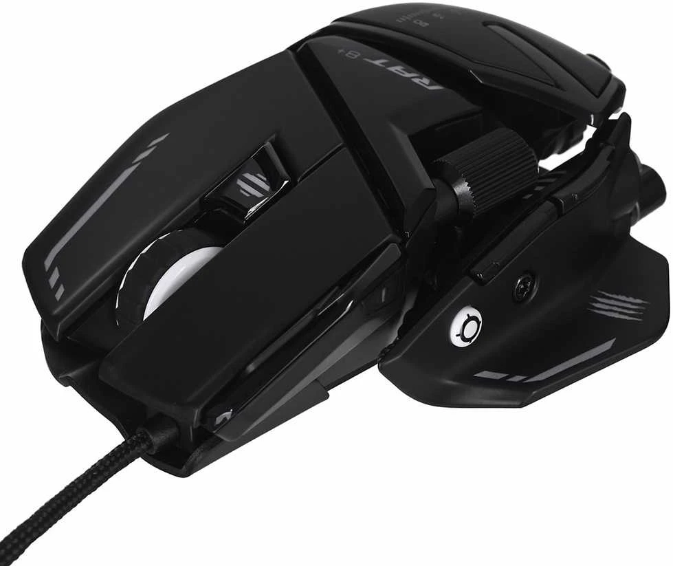 Žaidimų pelė  Mad Catz R.A.T. 8+, juoda
