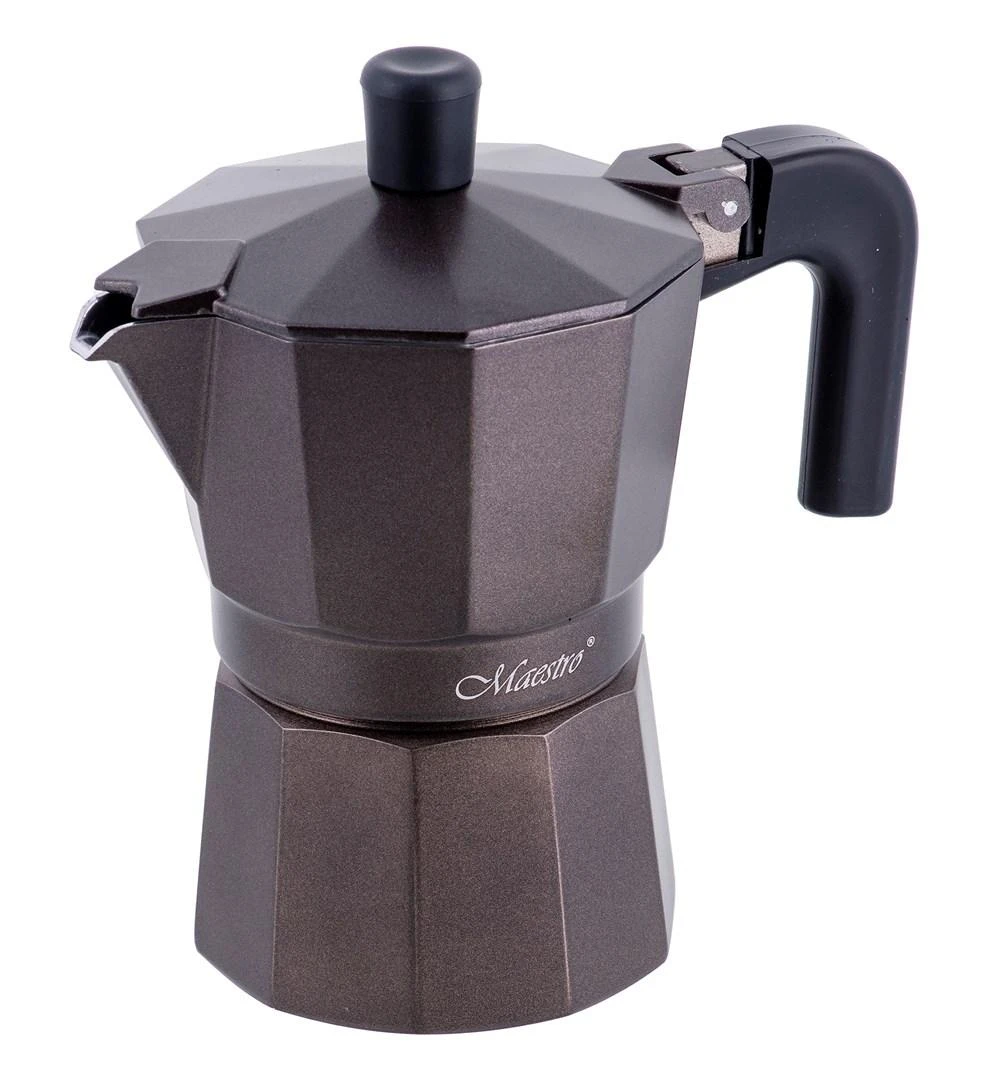 Maestro 3 cup kavos virimo aparatas MR-1666-3-BROWN ruda