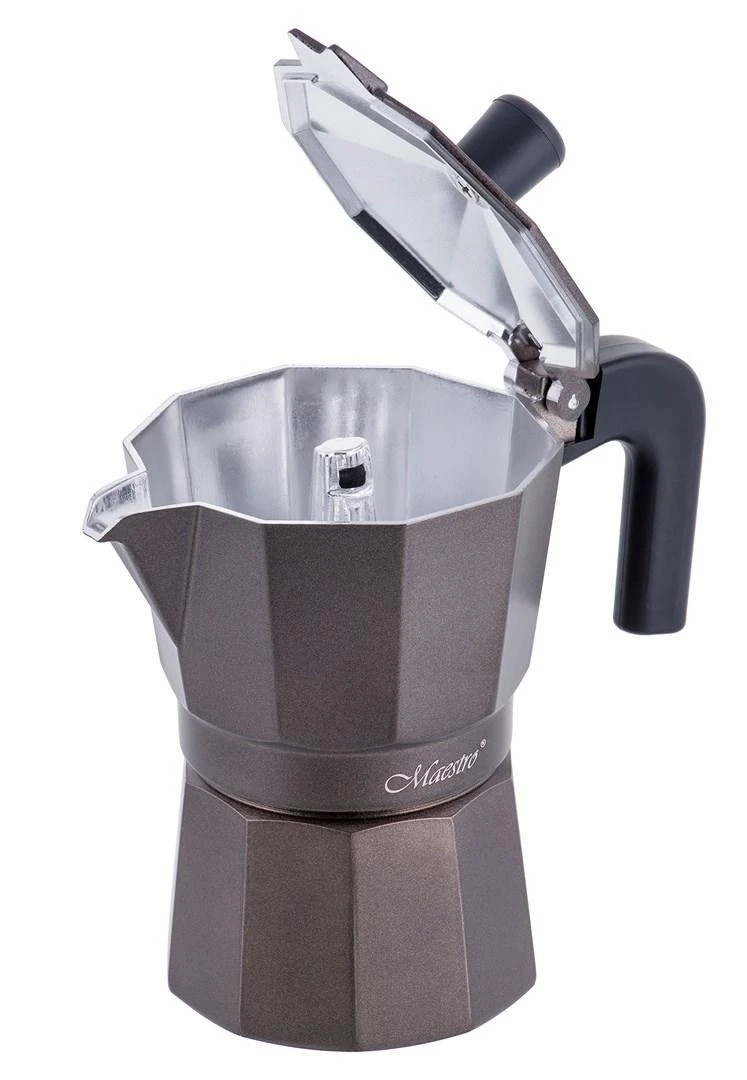 Maestro 3 cup kavos virimo aparatas MR-1666-3-BROWN ruda