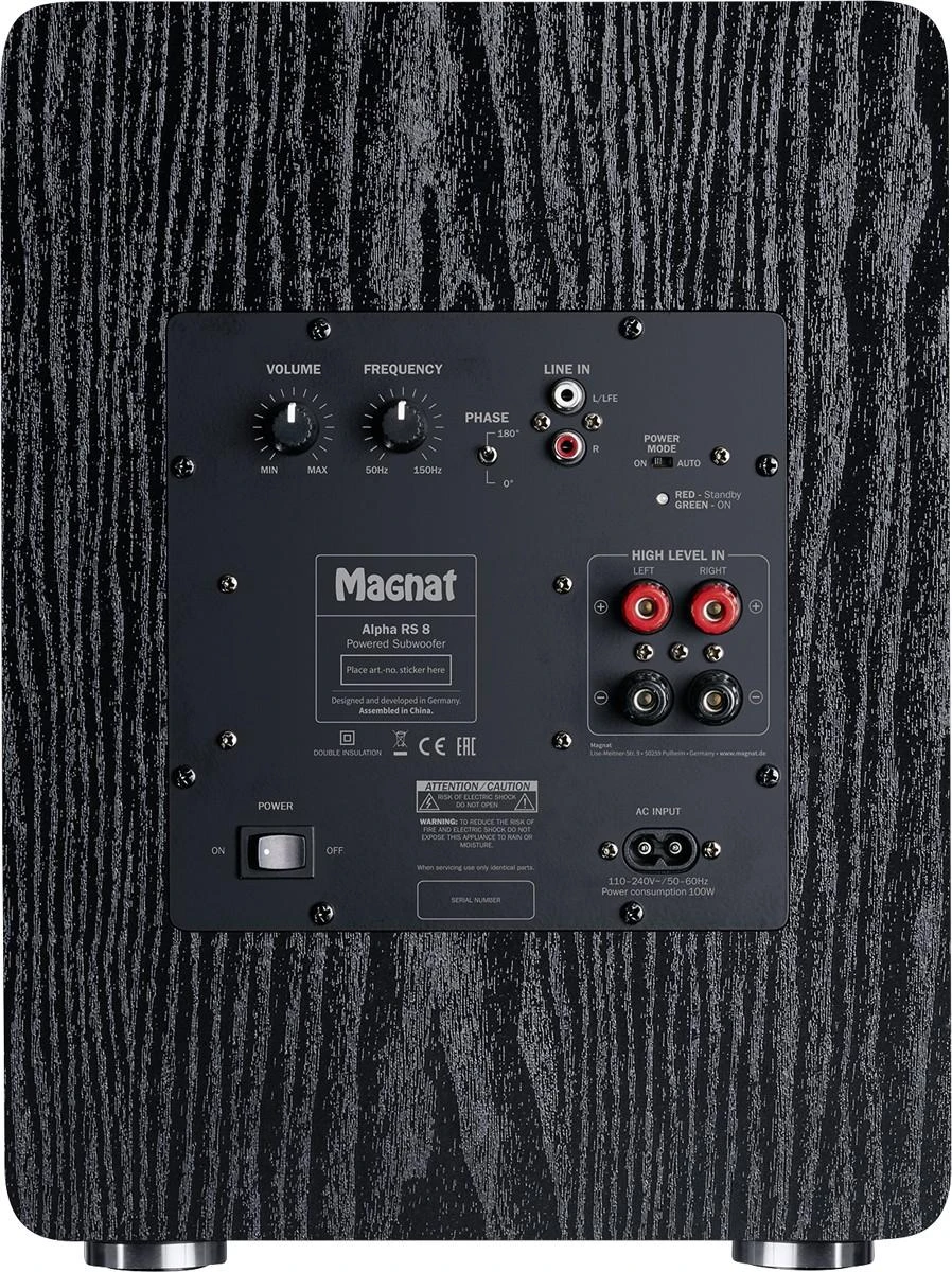 Magnat Alpha RS8 žemų dažnių kolonėlė