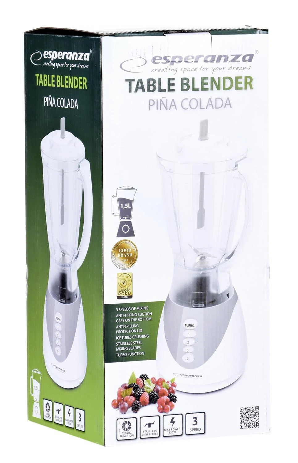 ESPERANZA kokteilinė PINA COLADA EKM023E 350W baltos spalvos