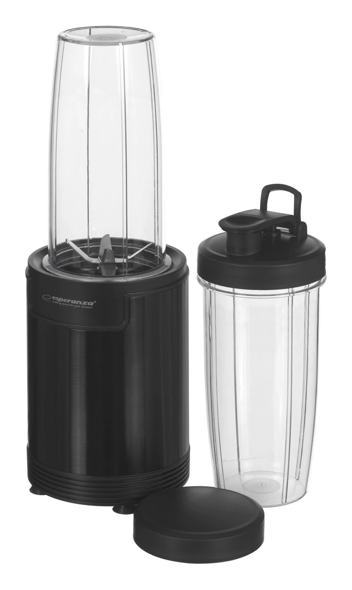 Blenderis - Esperanza EKM029 700W 0.8L Stalo Ledų Smulkintuvas Juodas