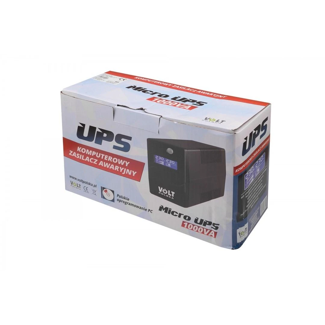 VOL MICROUPS NEPERTRAUKIAMO MAITINIMO ŠALTINIS 1000VA/600W 1*9AH