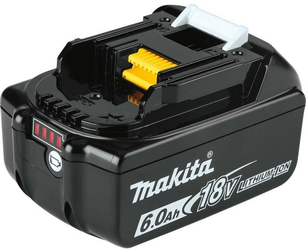 Makita Akumuliatorius BL1860B 18 V, 6.0 Ah; slide tipo Li-ion