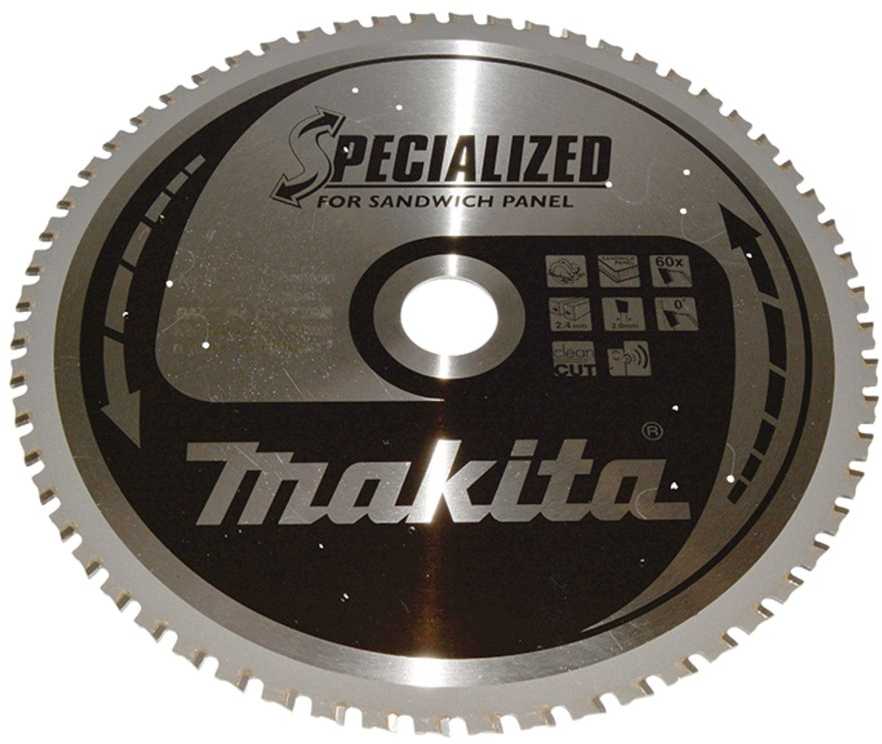 MAKITA diskinis pjūklas 270x30x60z SPECIALIZUOTOS SANDWICH PLOKŠTĖS