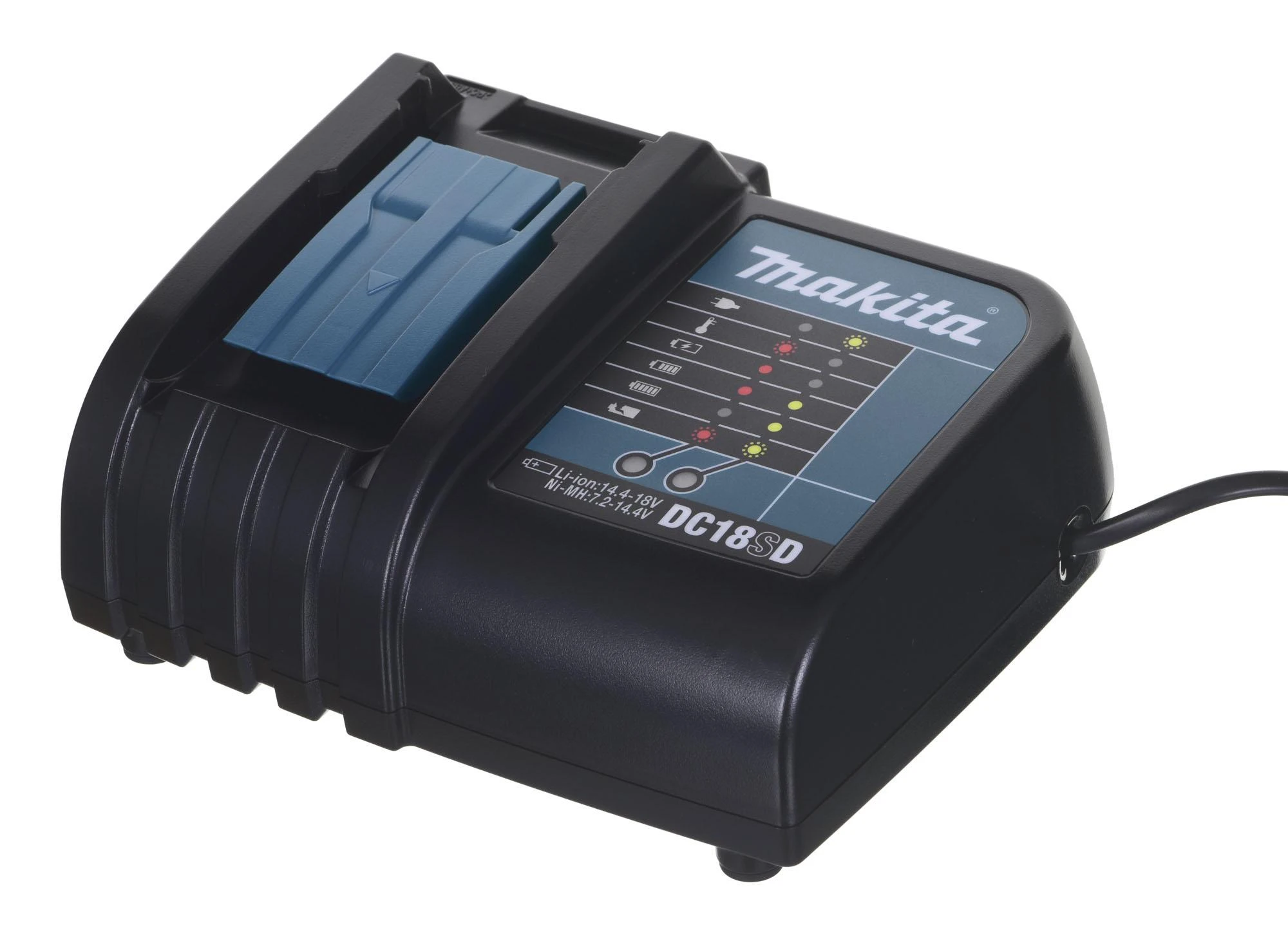 Makita DDF453SYE Akumuliatorinis gręžtuvas, 18 V, 2x 1,5Ah Li-ion, 42/27 Nm, 1,7kg