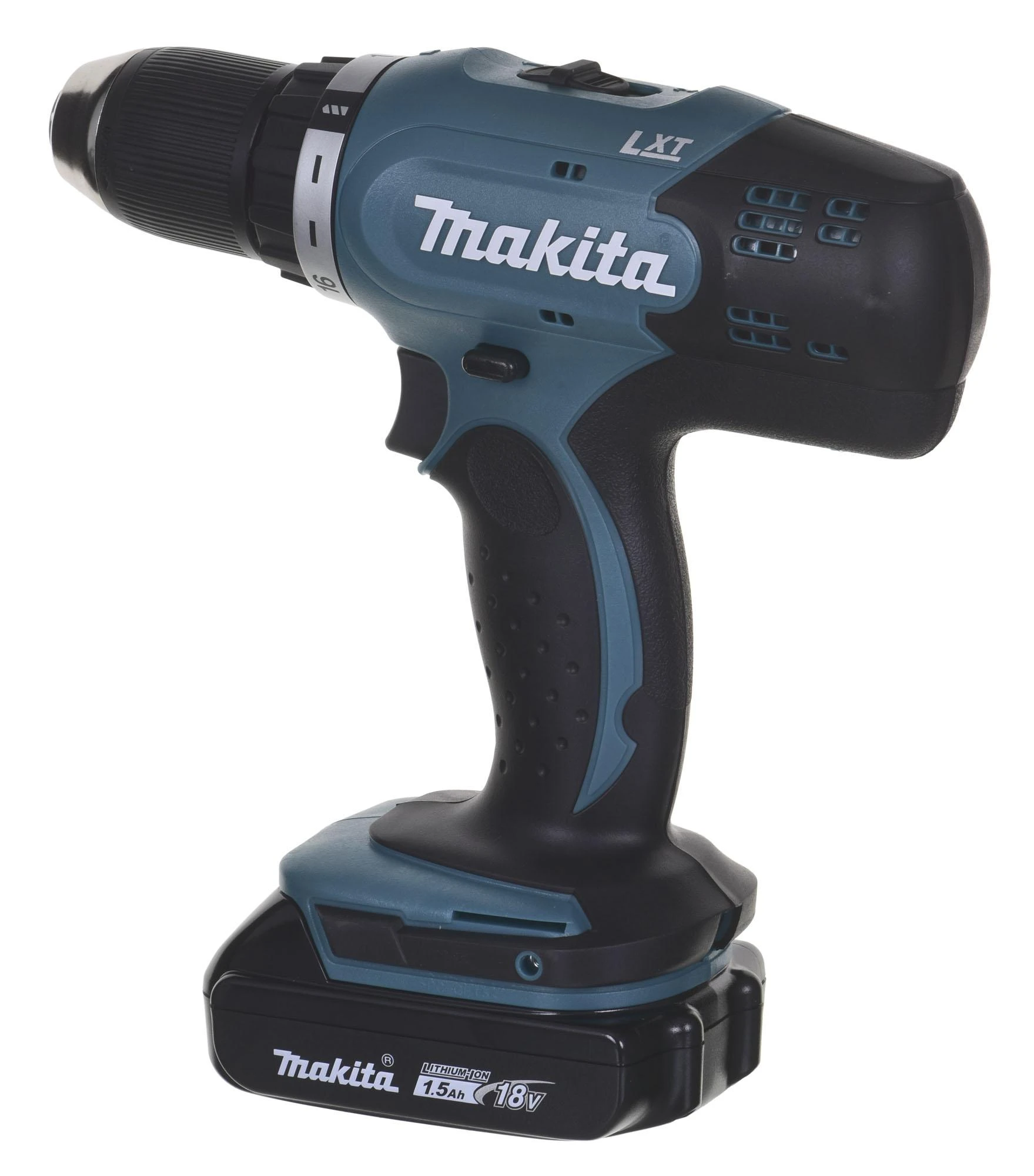 Makita DDF453SYE Akumuliatorinis gręžtuvas, 18 V, 2x 1,5Ah Li-ion, 42/27 Nm, 1,7kg