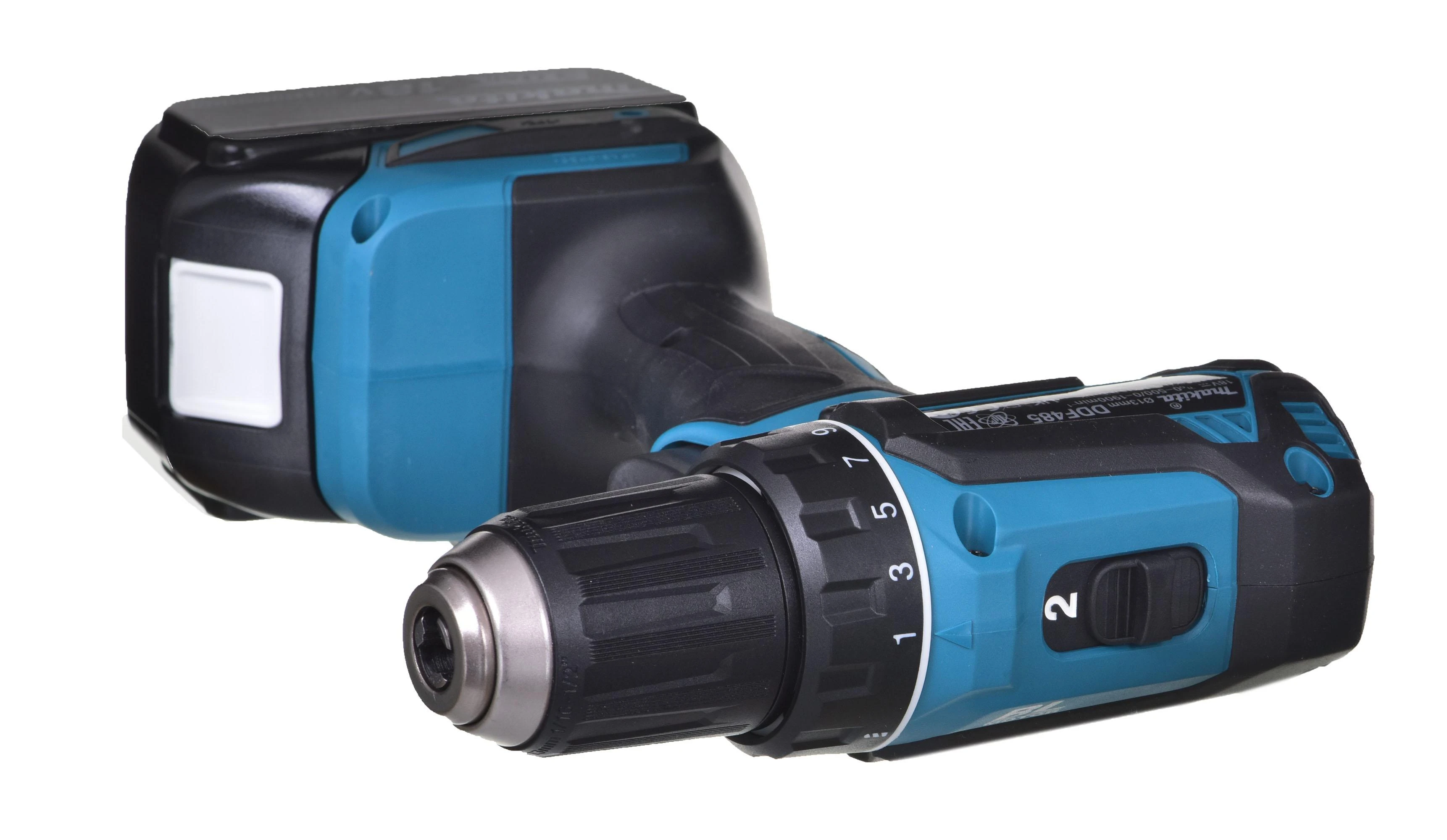 MAKITA.suktuvas-gręžtuvas DDF485RF3J 18V 50Nm 3x3,0Ah MAKPAC