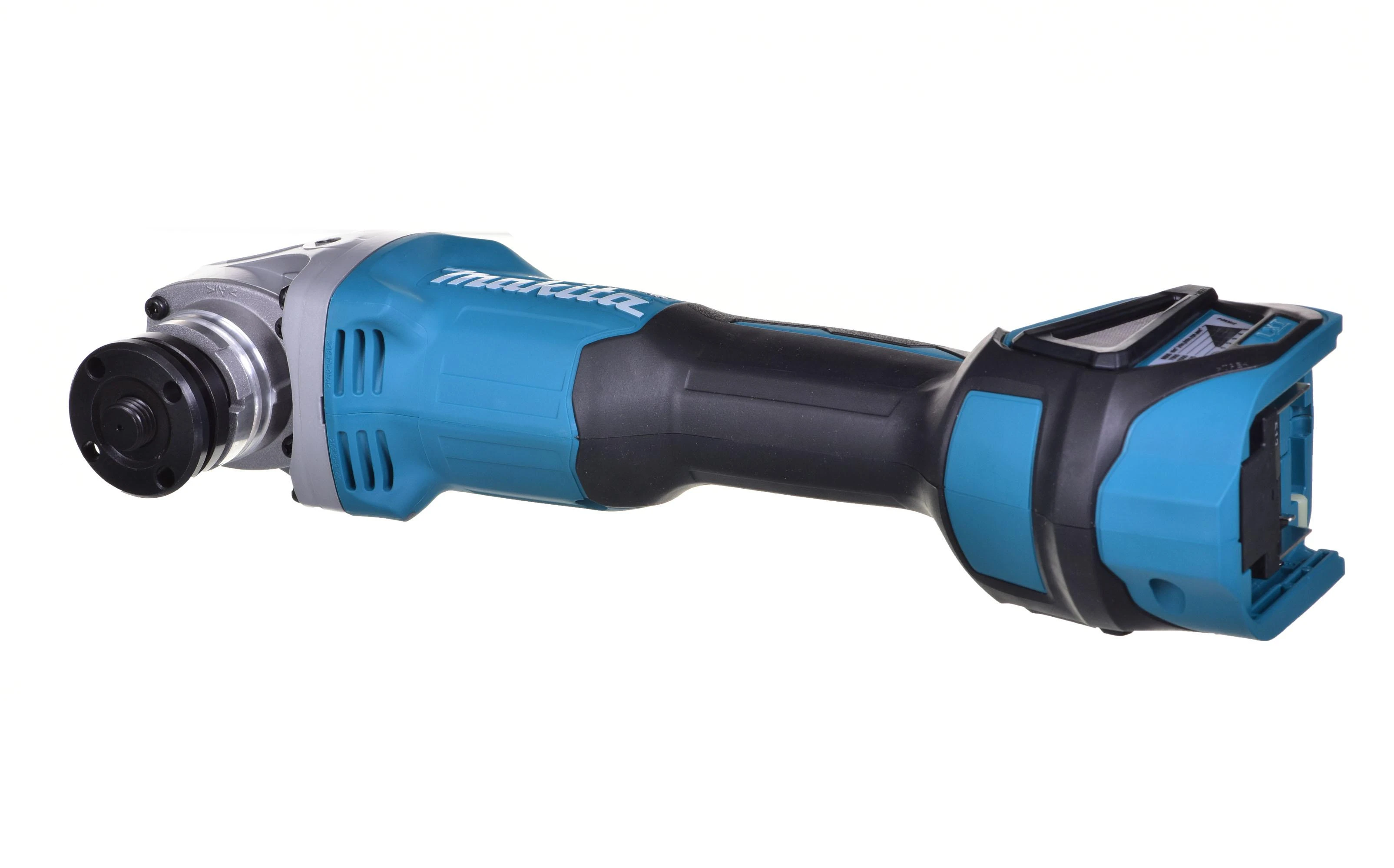 Makita kampinis šlifuoklis DGA513ZJ 18V 125mm be akumuliatoriaus ir kroviklio + lagaminas