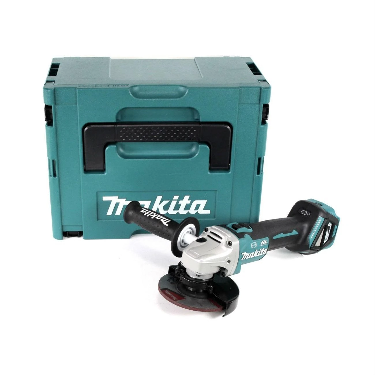 Makita DGA513ZJ šlifuoklis su transportavimo lagaminu