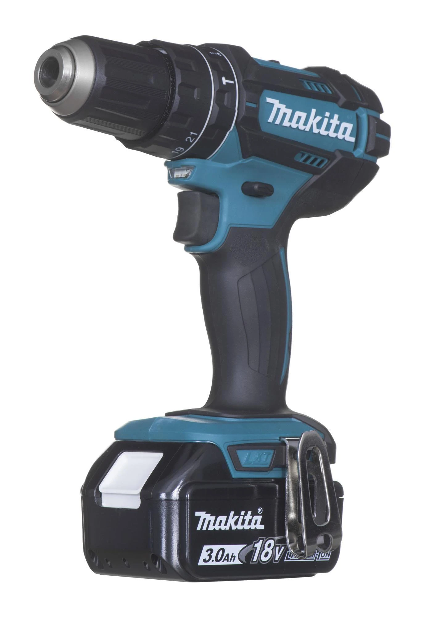 Makita DHP482 suktuvas su įstatytu 18V akumuliatoriumi