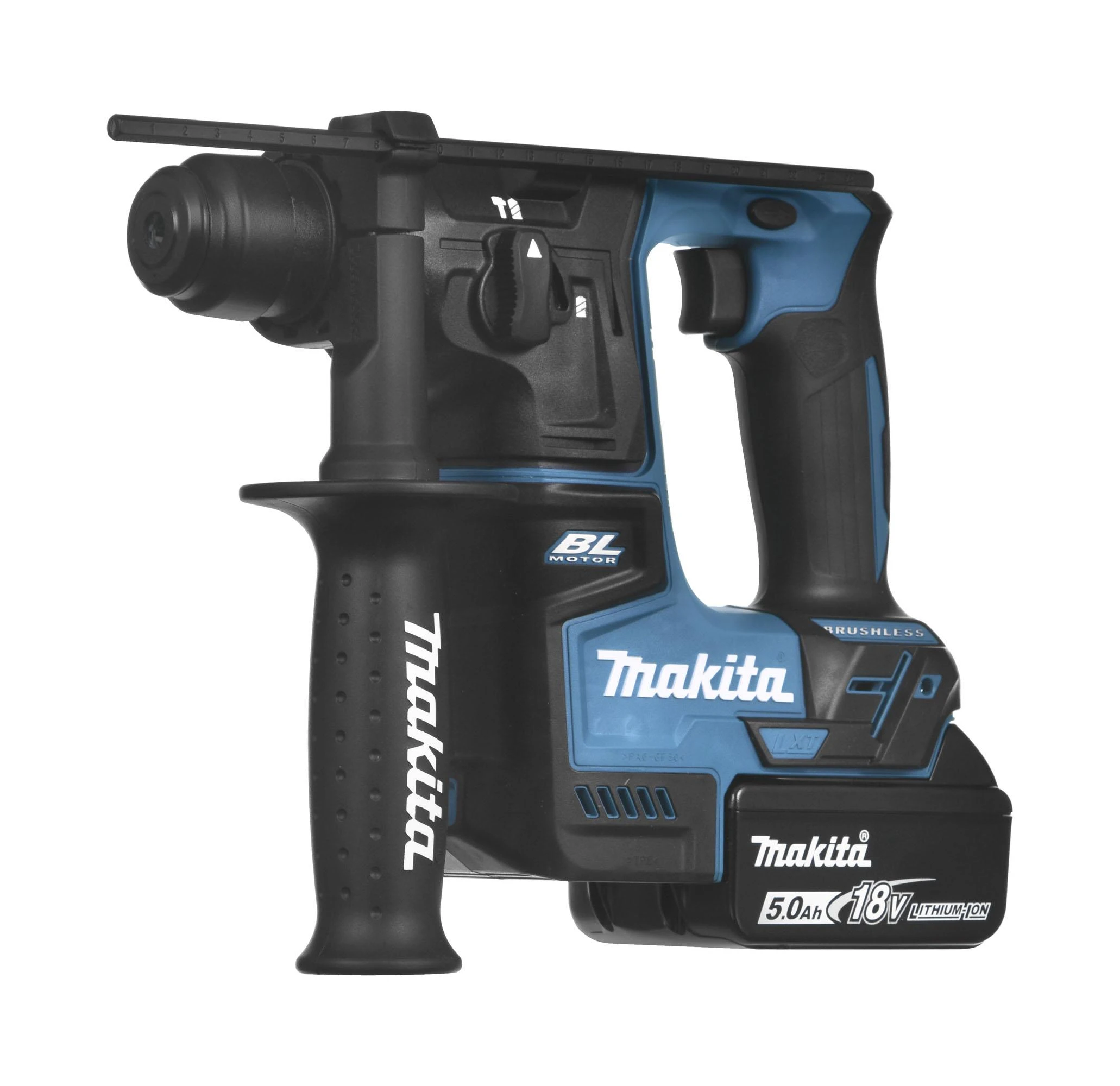 Perforatorius Makita DHR171RTJ; 18 V; 1,2 J; SDS-plus; 2x5,0 akum.