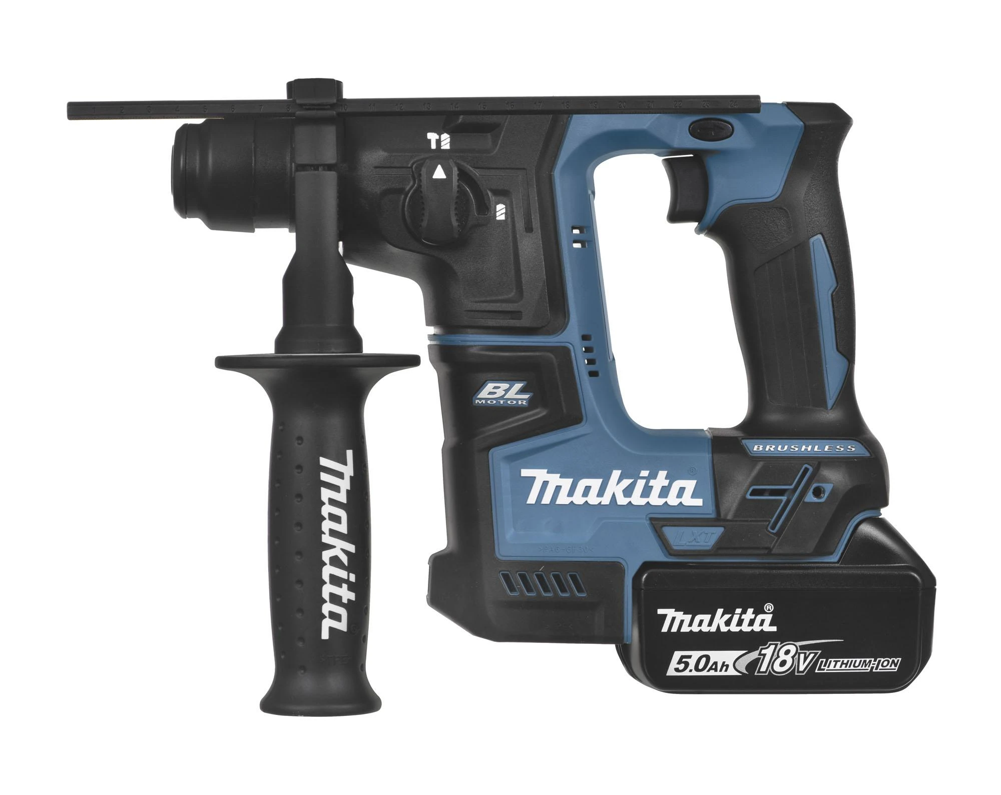 Perforatorius Makita DHR171RTJ; 18 V; 1,2 J; SDS-plus; 2x5,0 akum.
