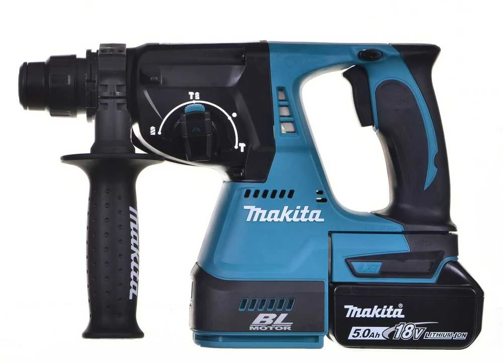 Akumuliatorinis perforatorius Makita DHR242RTJ; 2,0 J; SDS-plus; 18 V; 2x5,0 Ah akum.
