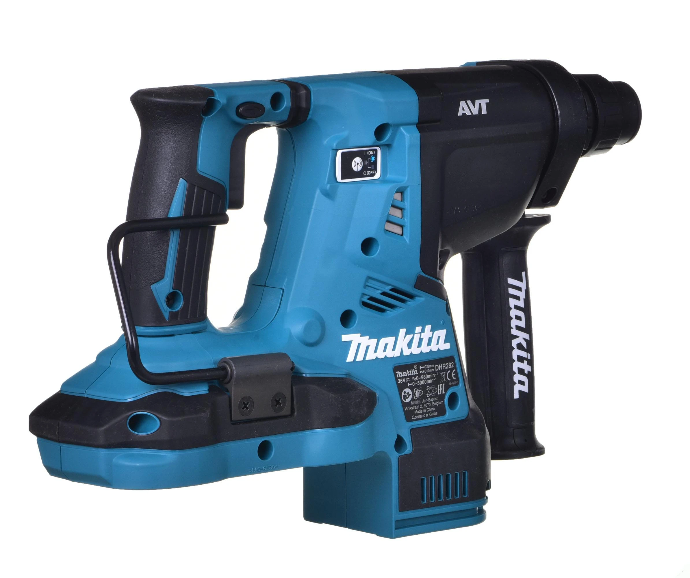 MAKITA GRĘŽIMO IR KALIMO KLAJTUKAS SDS-PLUS 2x18V 2,8J AVT BE BATERIJAŲ IR KROVITUVO DHR282ZU