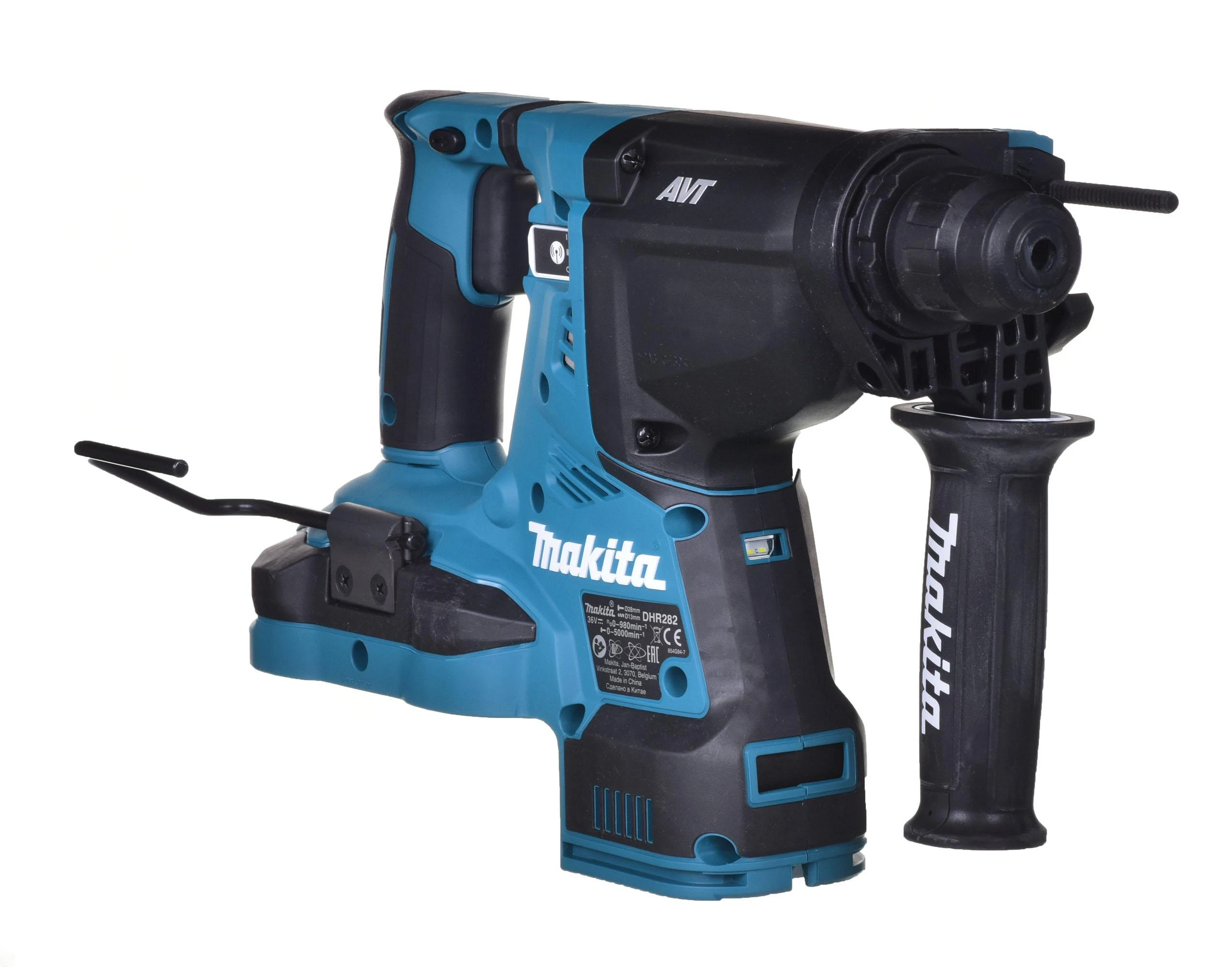 MAKITA GRĘŽIMO IR KALIMO KLAJTUKAS SDS-PLUS 2x18V 2,8J AVT BE BATERIJAŲ IR KROVITUVO DHR282ZU