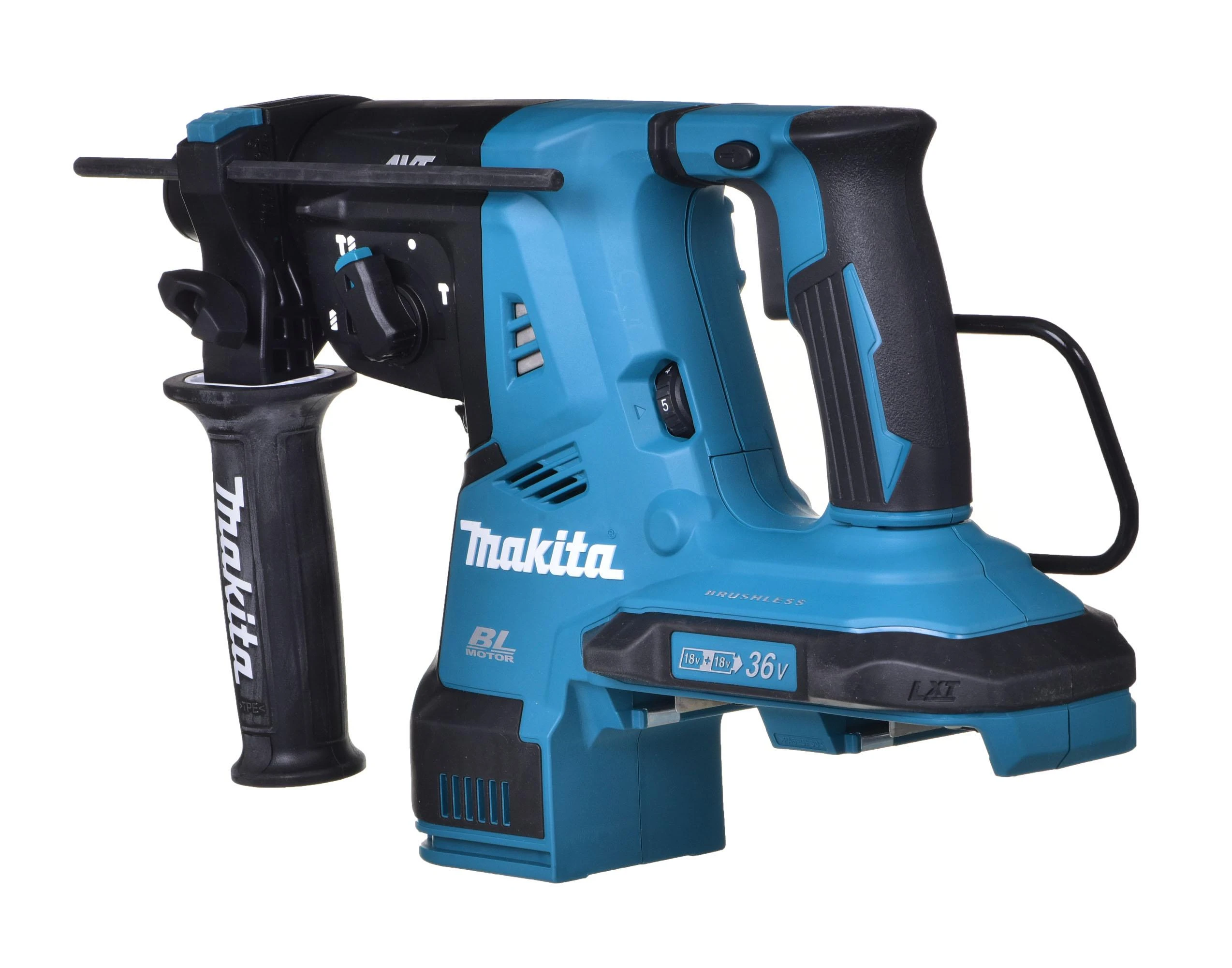 MAKITA GRĘŽIMO IR KALIMO KLAJTUKAS SDS-PLUS 2x18V 2,8J AVT BE BATERIJAŲ IR KROVITUVO DHR282ZU