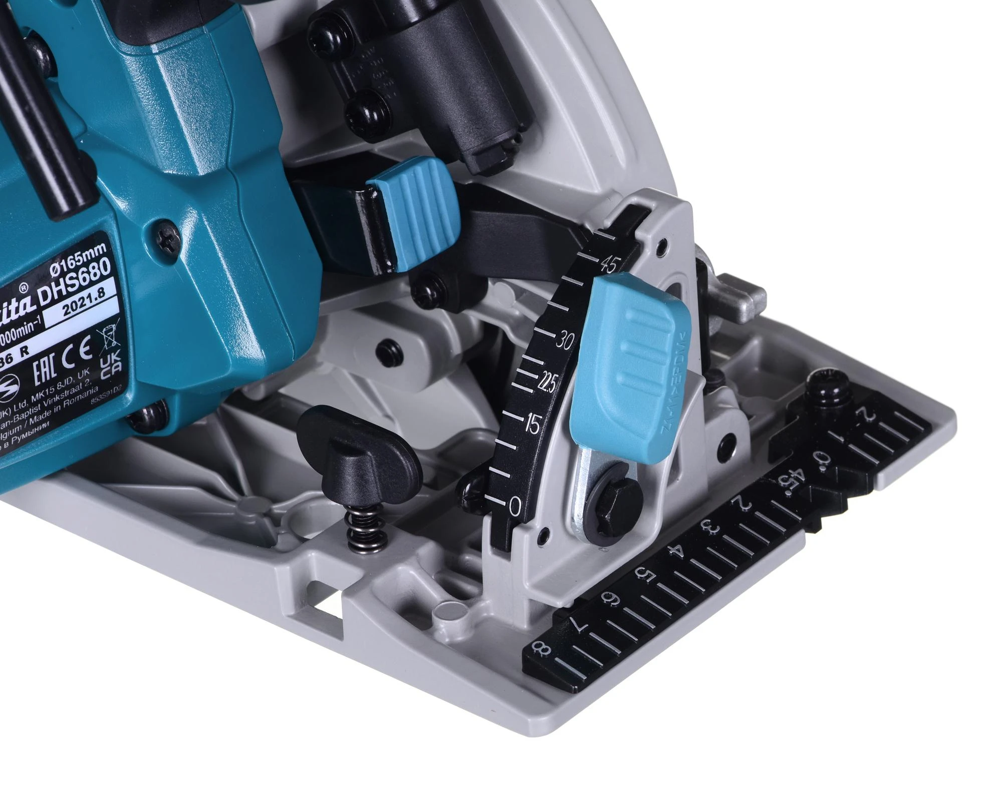 Makita DHS680Z Akumuliatorinis diskinis pjūklas, 18 V, 57 mm, ø165x20, Be akumuliatorių ir kroviklio!