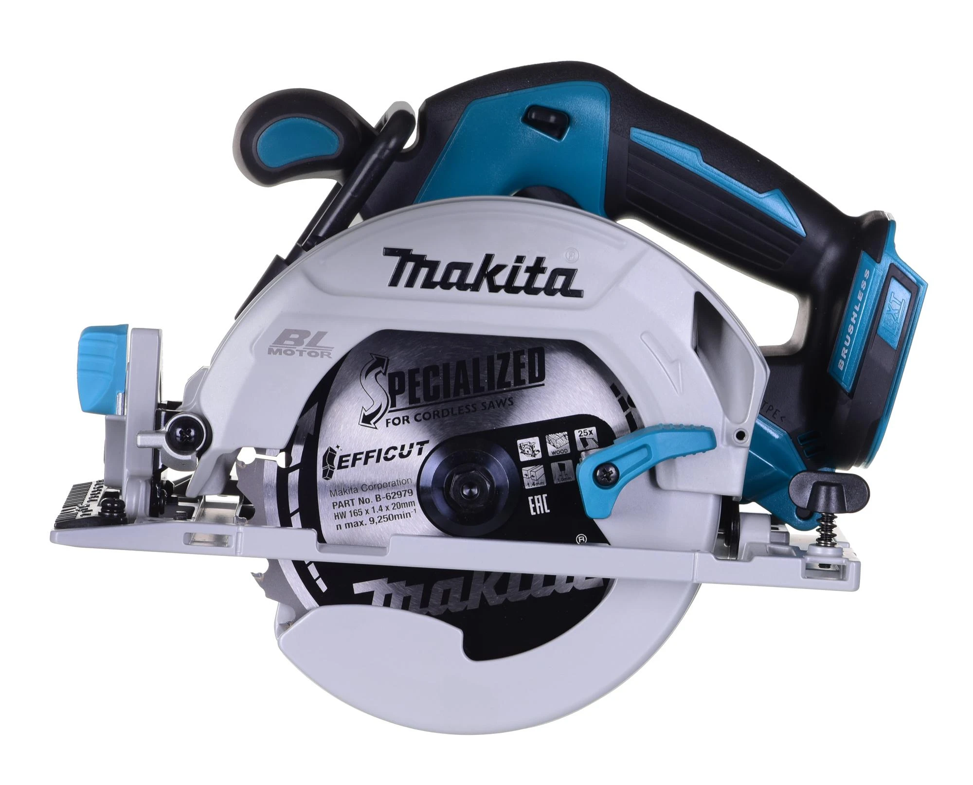 Makita DHS680Z Akumuliatorinis diskinis pjūklas, 18 V, 57 mm, ø165x20, Be akumuliatorių ir kroviklio!