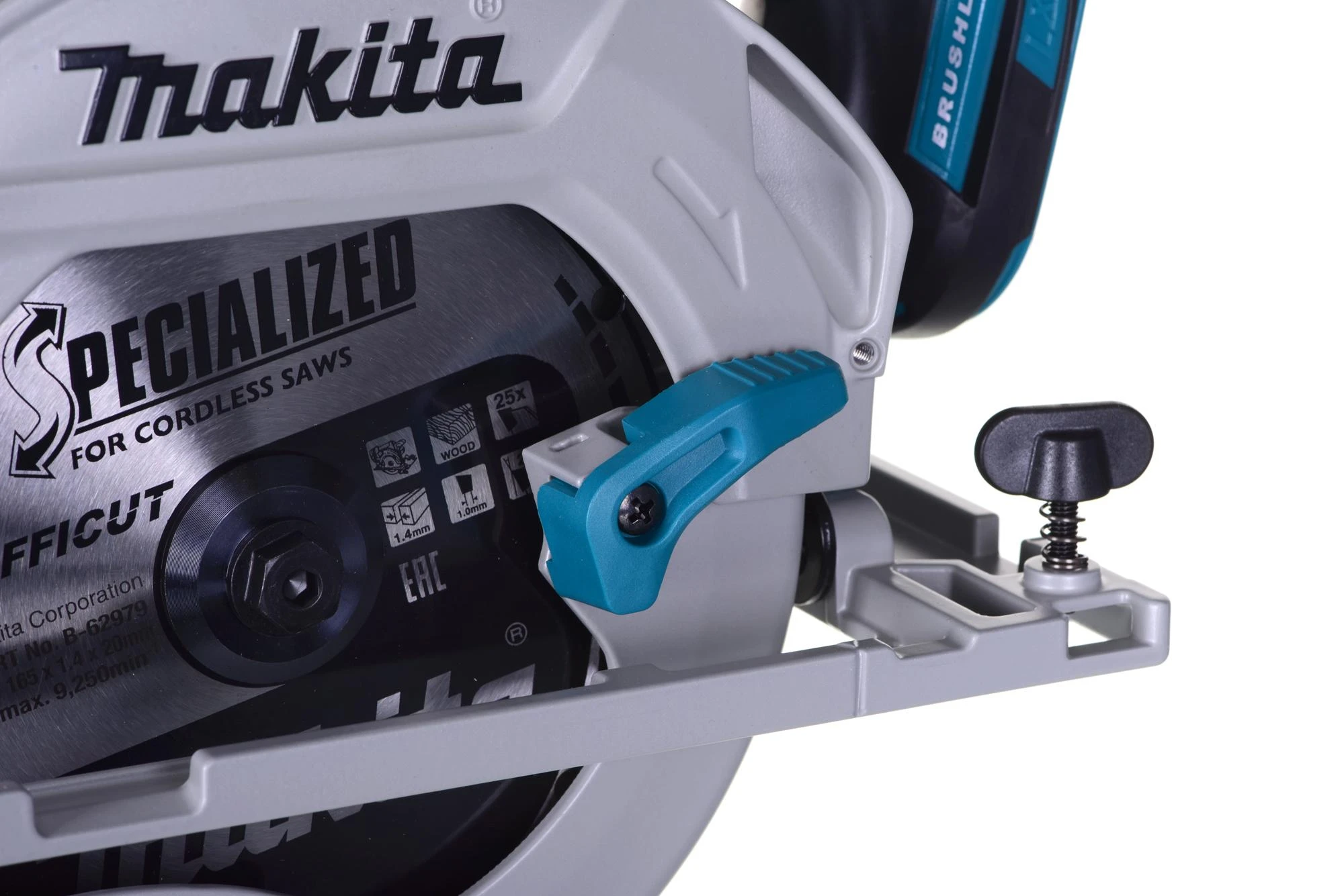 Makita DHS680Z Akumuliatorinis diskinis pjūklas, 18 V, 57 mm, ø165x20, Be akumuliatorių ir kroviklio!