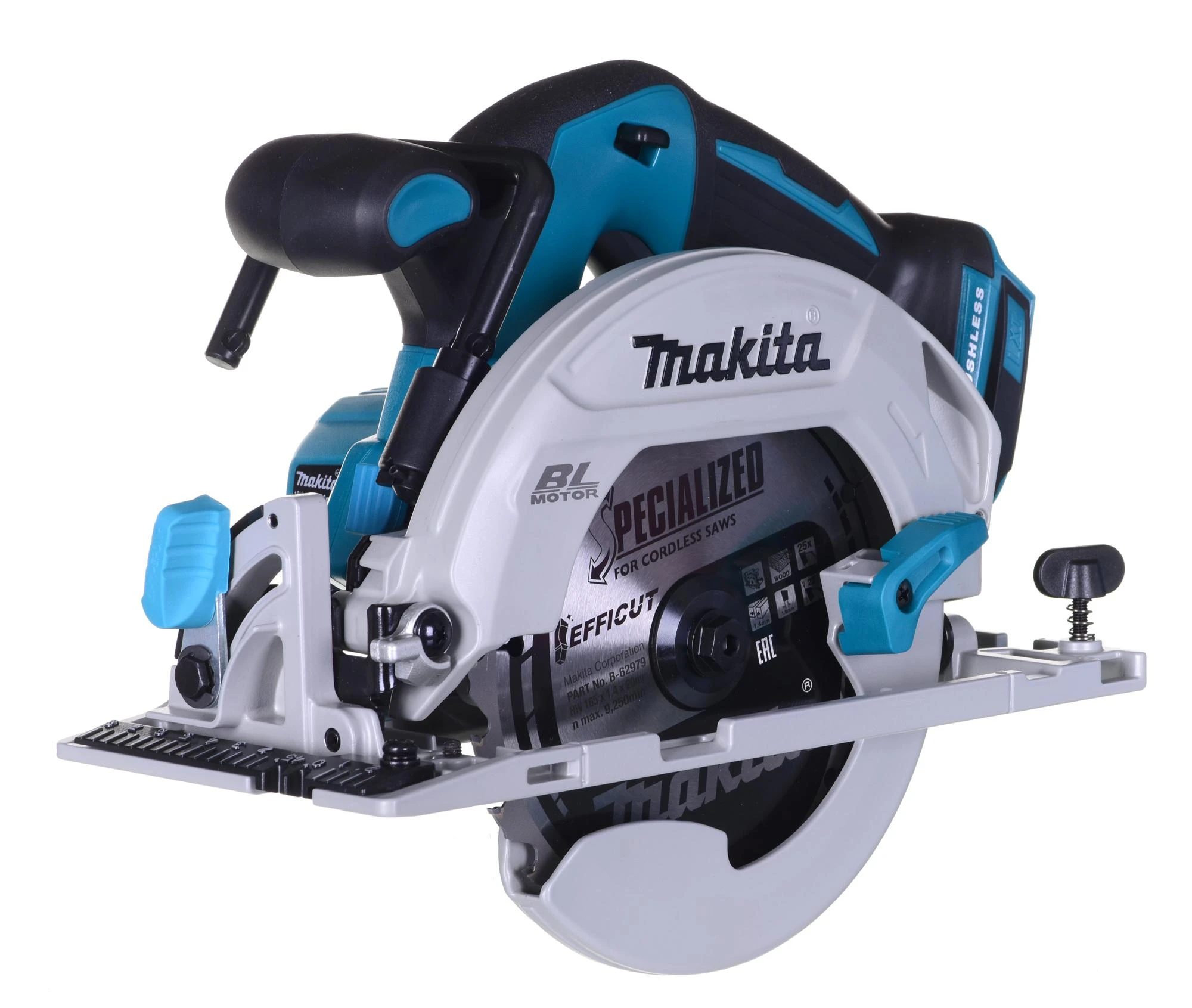 Makita DHS680Z Akumuliatorinis diskinis pjūklas, 18 V, 57 mm, ø165x20, Be akumuliatorių ir kroviklio!