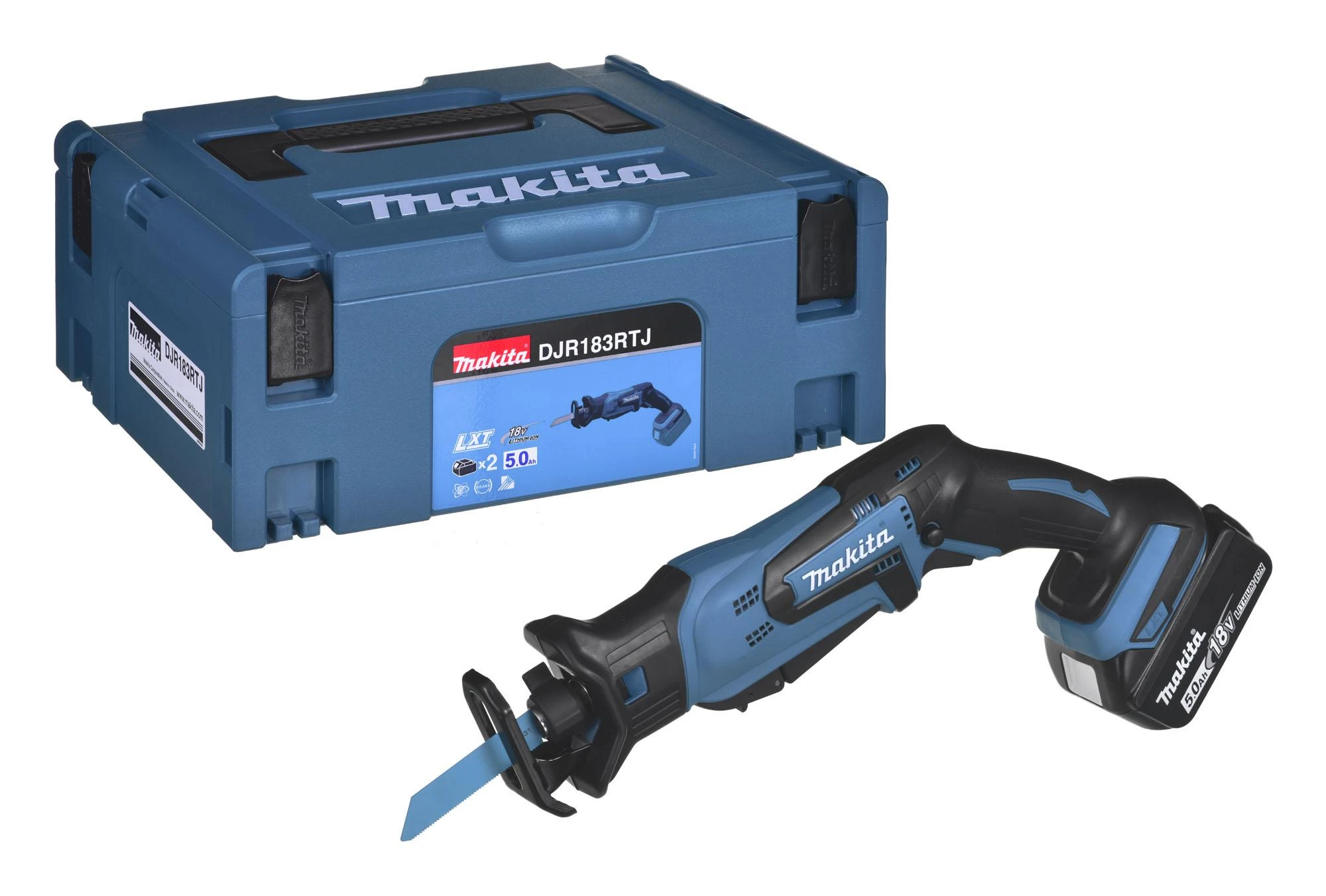 Makita DJR183RTJ pjūklas su lagaminu