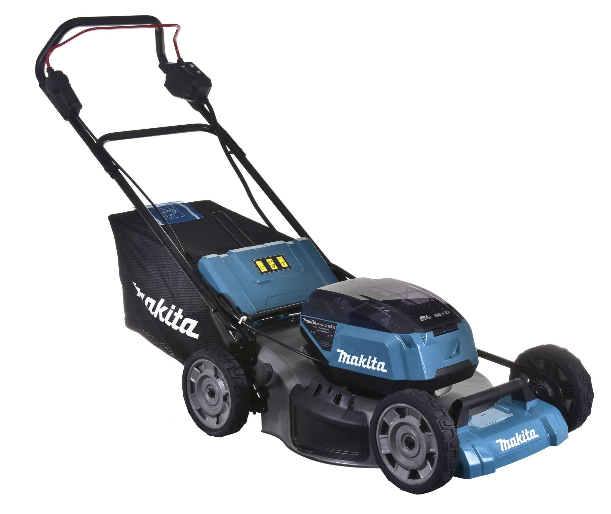 Vejapjovė MAKITA DLM530PT4 2x18V, 4x5,0Ah, 53cm, iki 2300 m2