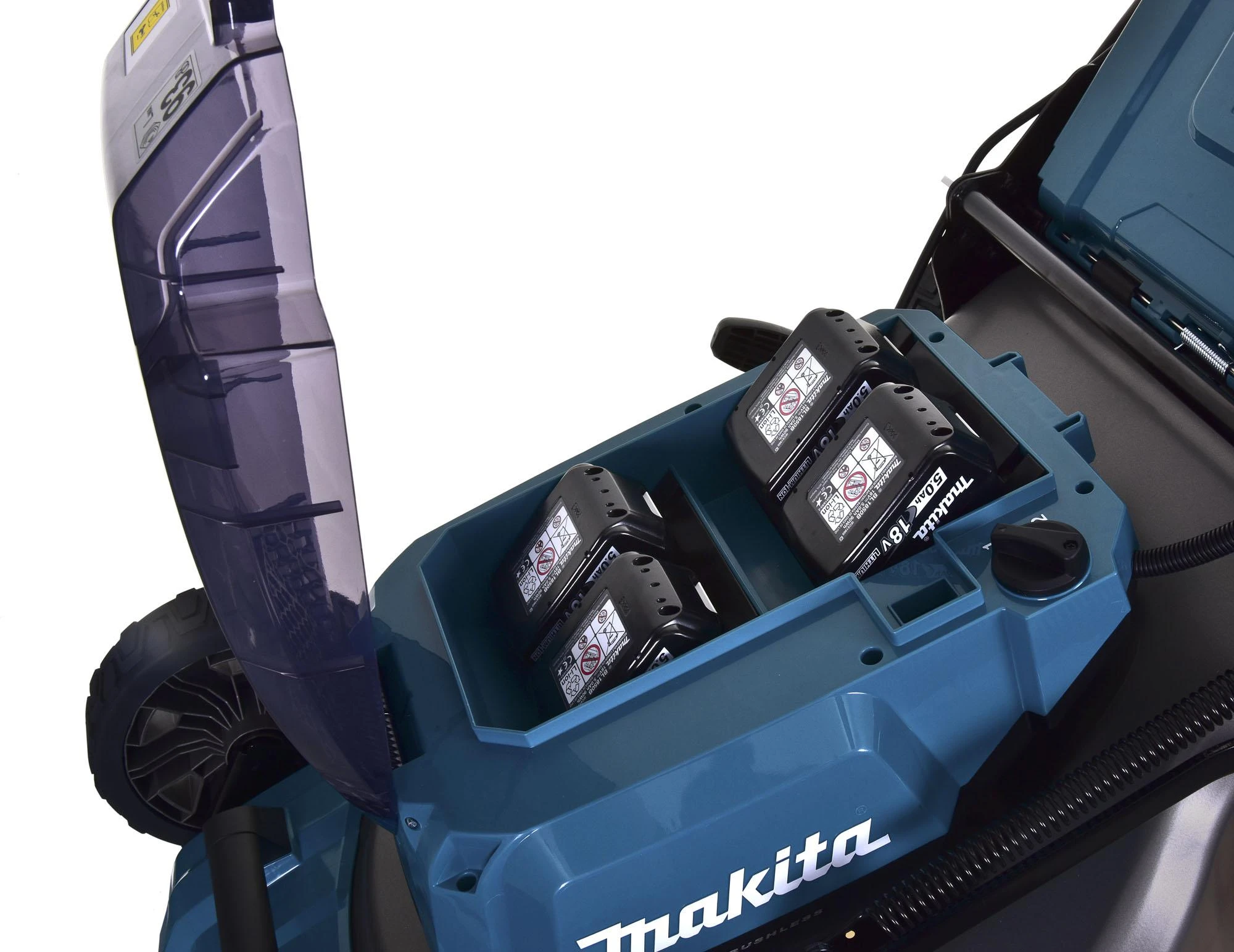 Vejapjovė MAKITA DLM530PT4 2x18V, 4x5,0Ah, 53cm, iki 2300 m2
