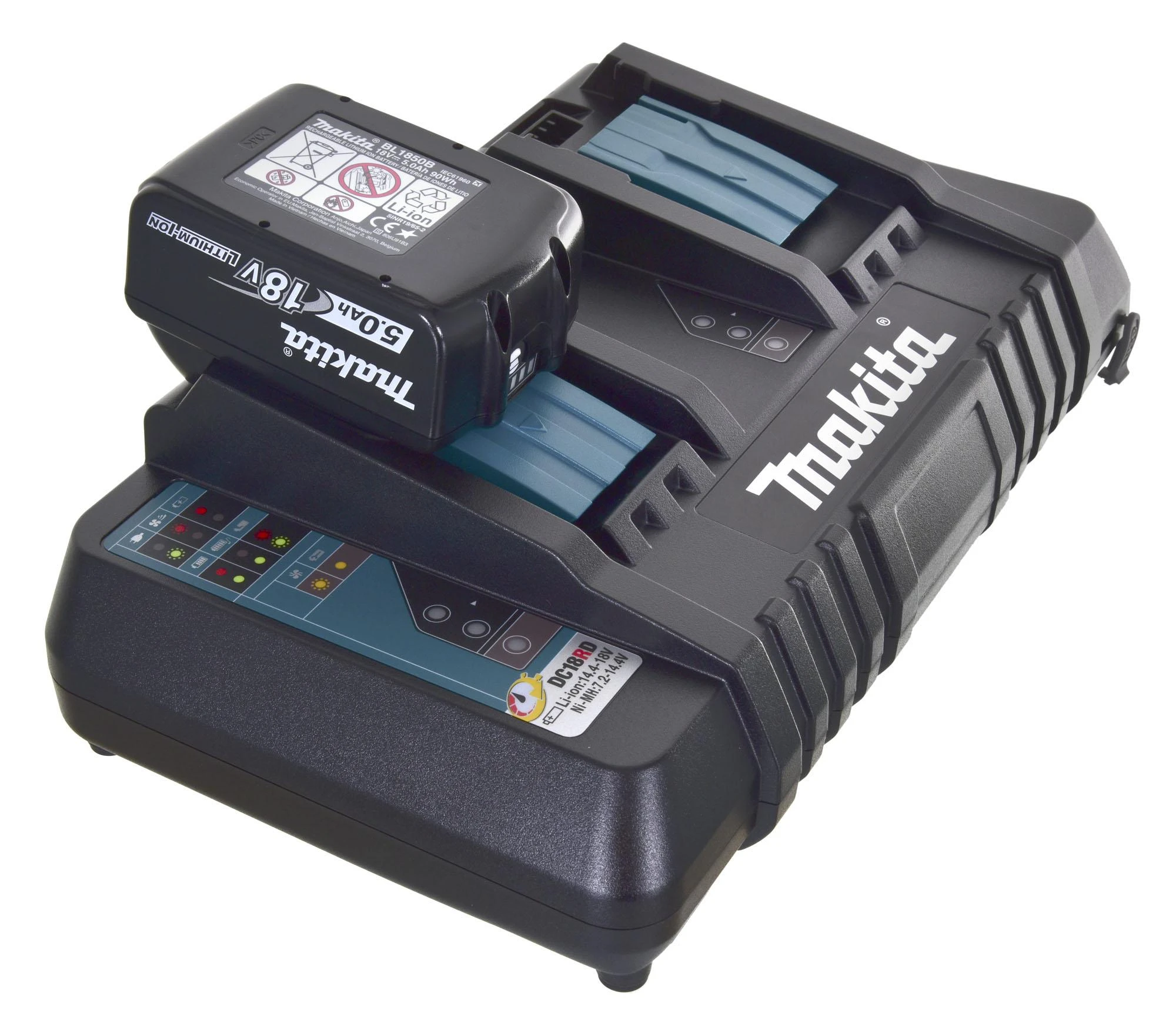 Vejapjovė MAKITA DLM530PT4 2x18V, 4x5,0Ah, 53cm, iki 2300 m2