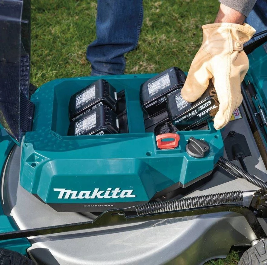 Vejapjovė MAKITA DLM530PT4 2x18V, 4x5,0Ah, 53cm, iki 2300 m2